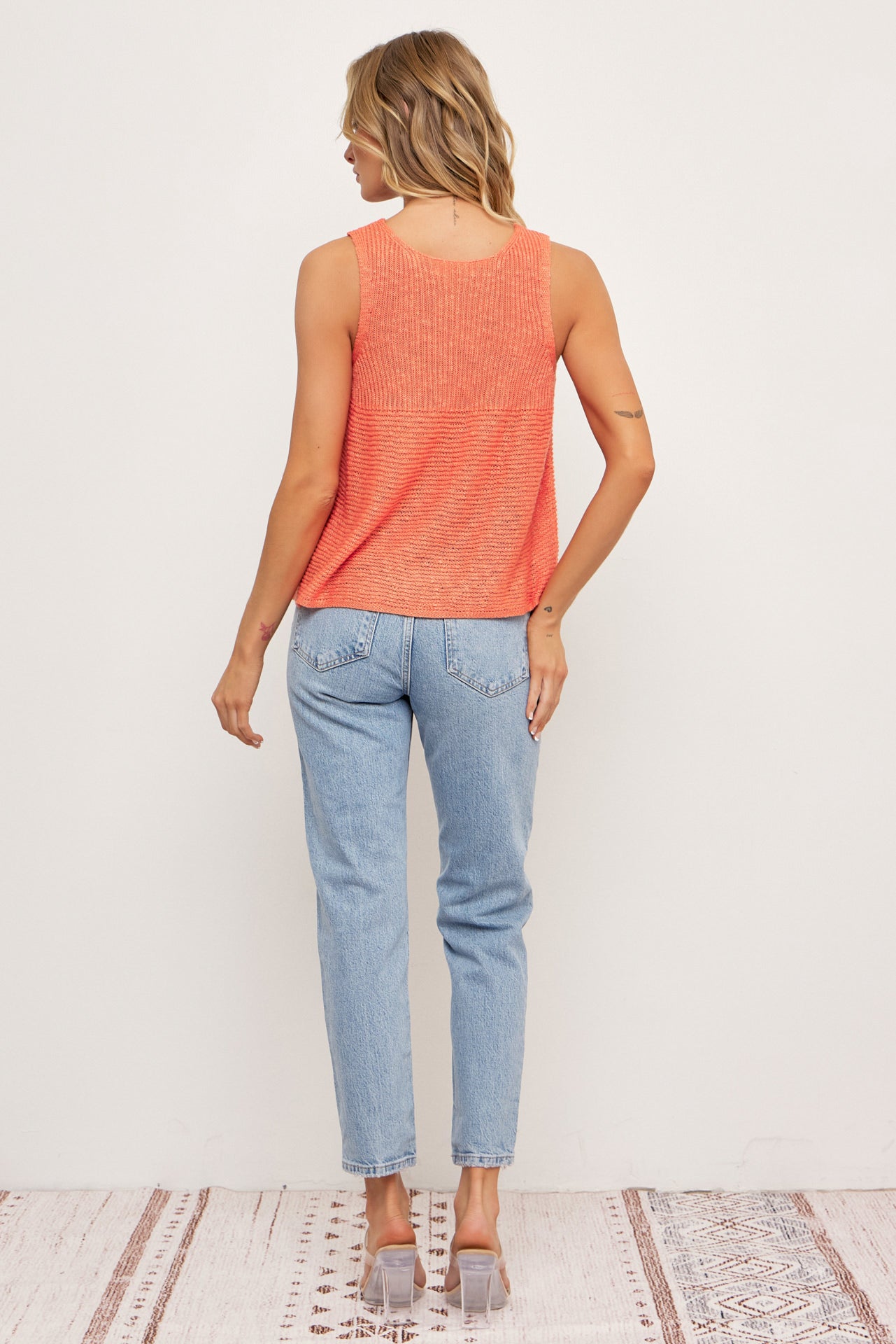 Young Forever Swing Sweater Tank Top