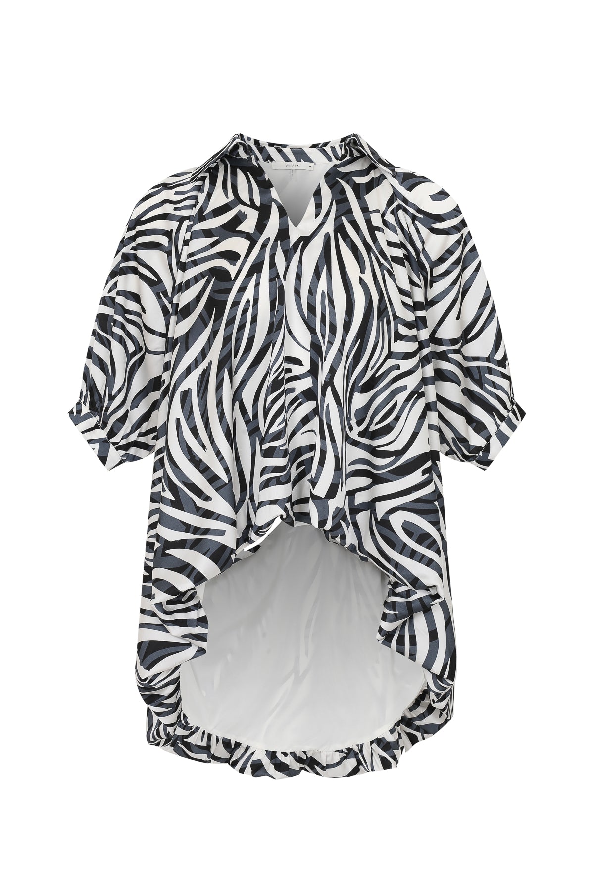High-low Harmony Printed Top