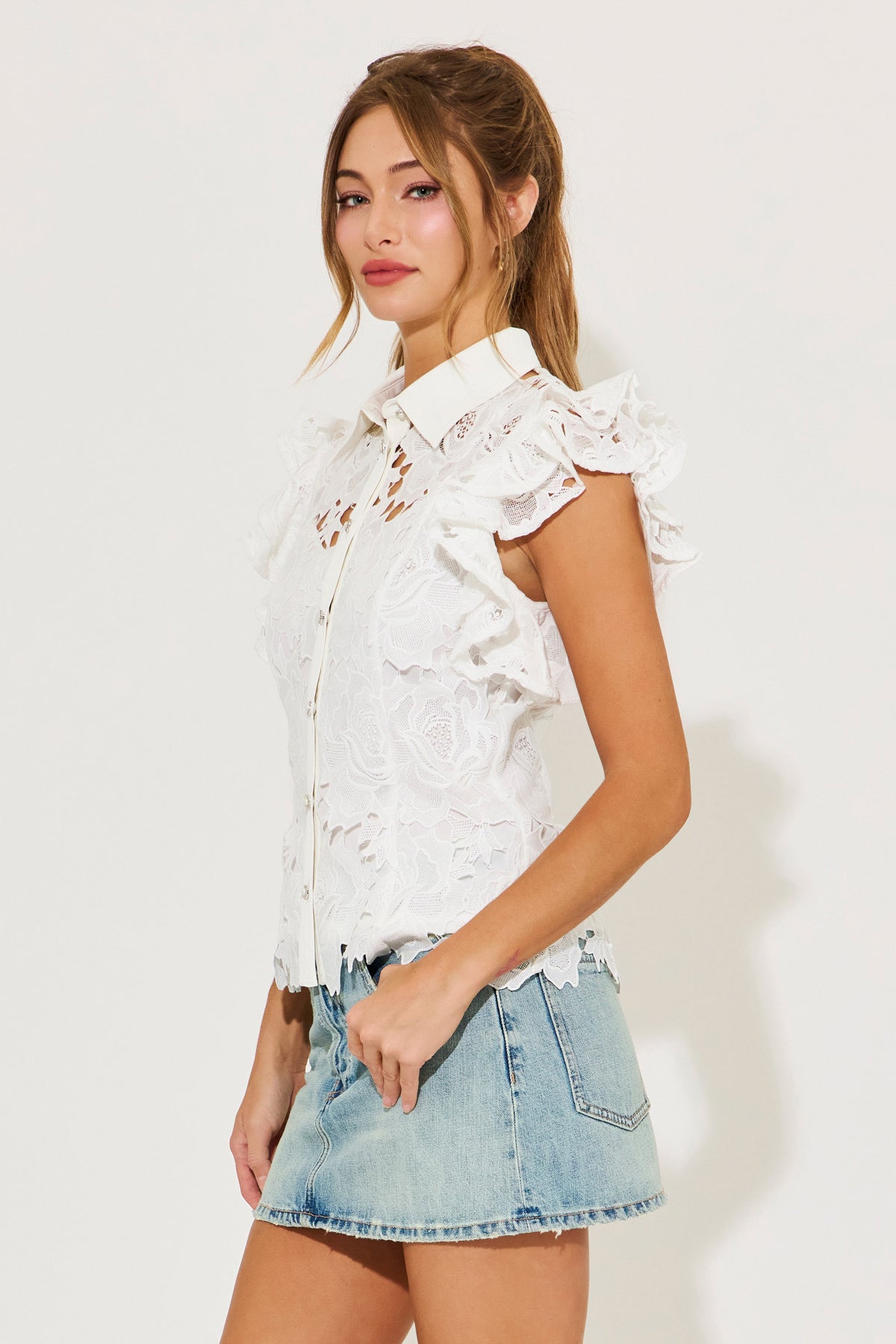 Lace Whisper Top