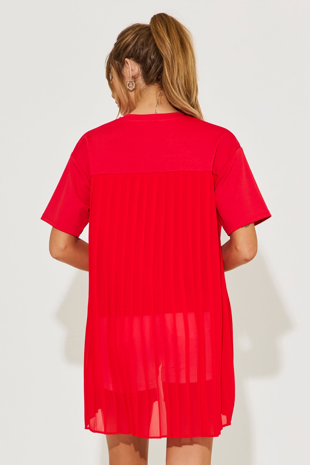 Maisie Pleated Short Sleeve Top