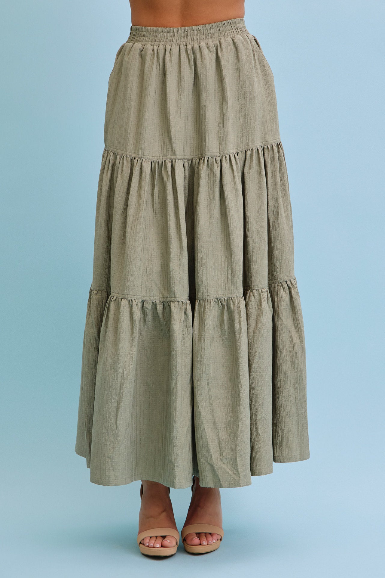 Amber Tiered Maxi Skirt