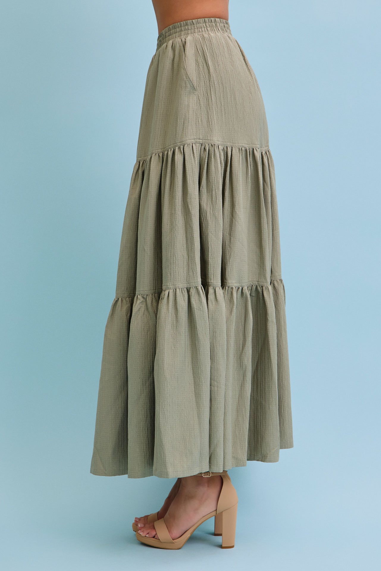 Amber Tiered Maxi Skirt