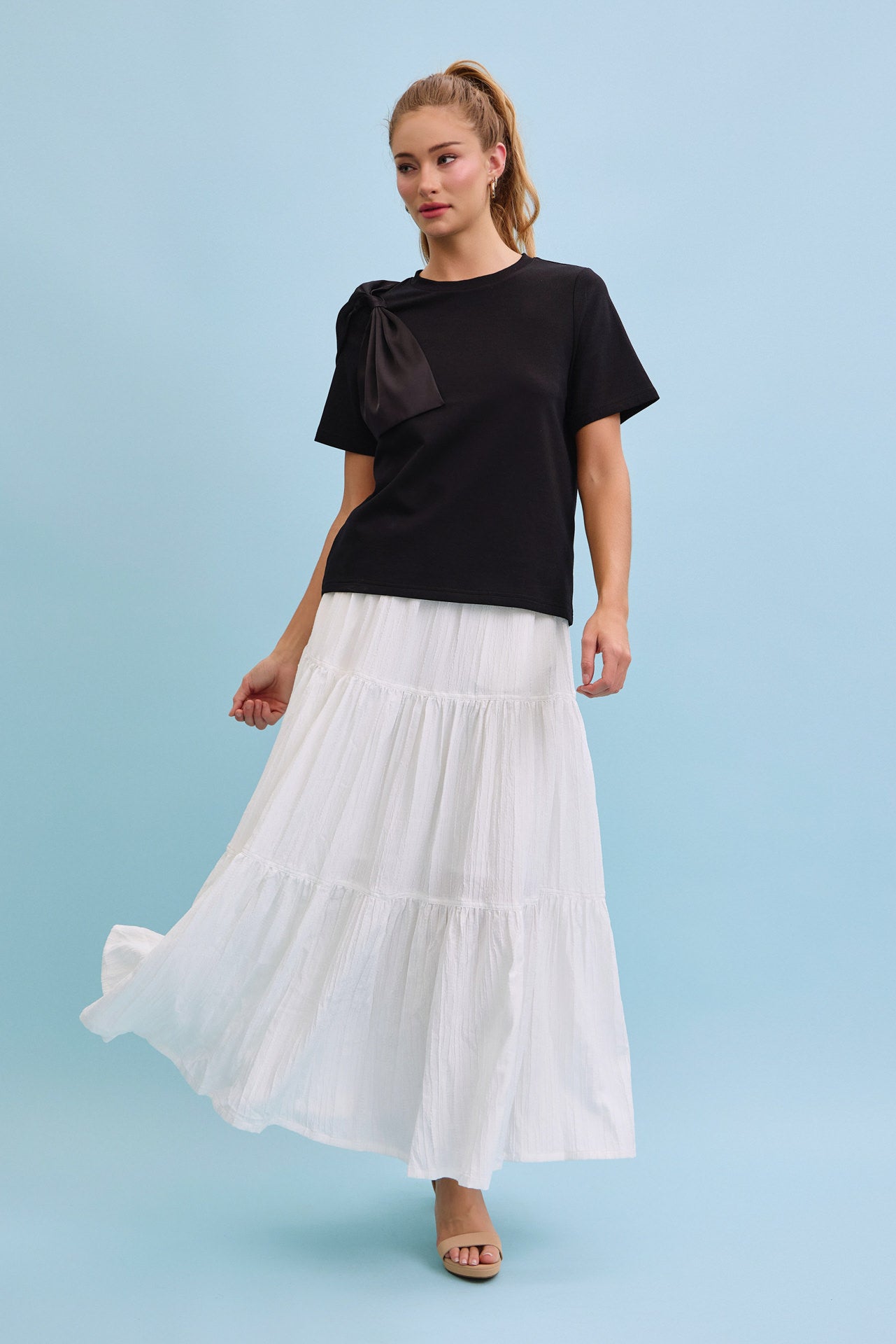 Amber Tiered Maxi Skirt