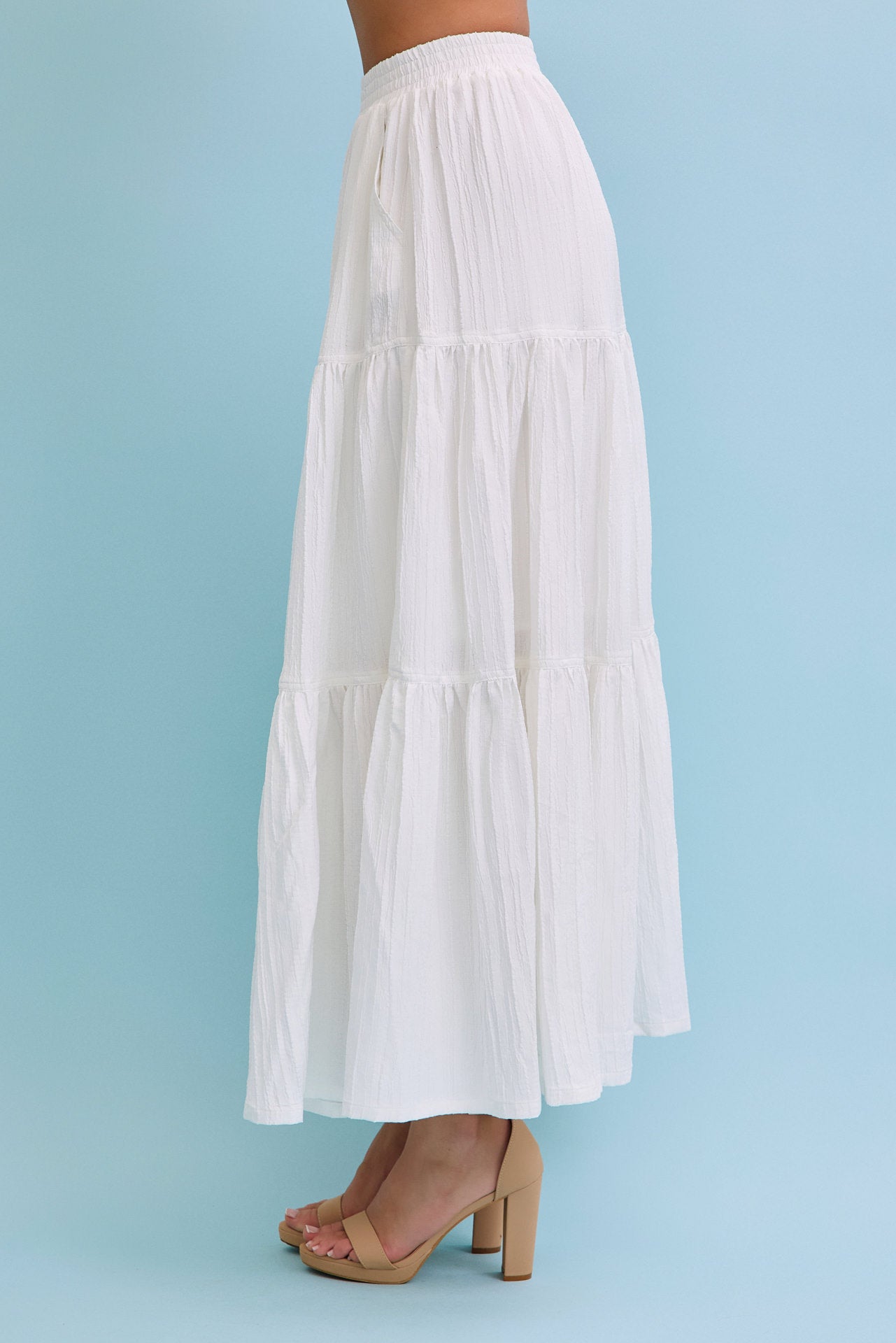 Amber Tiered Maxi Skirt
