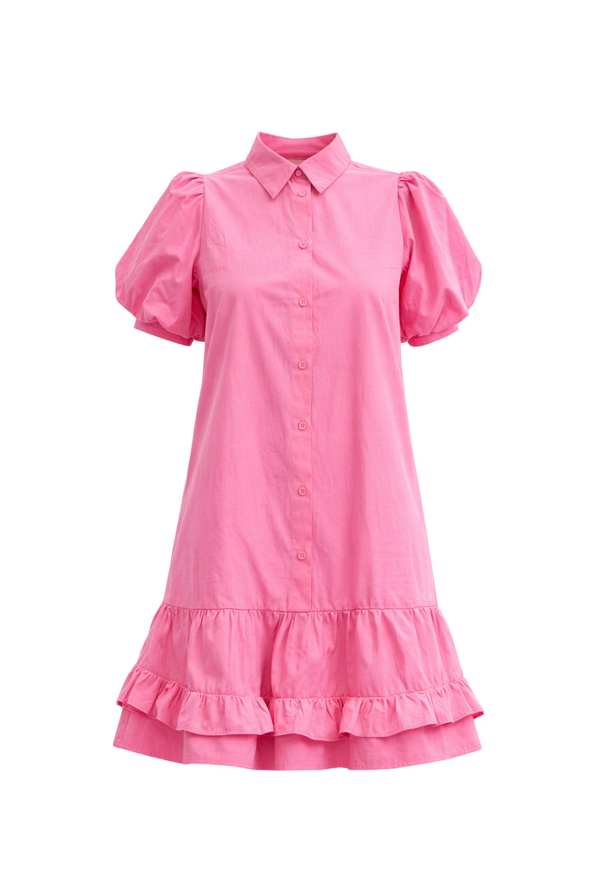 Voluminous Charm Woven Dress