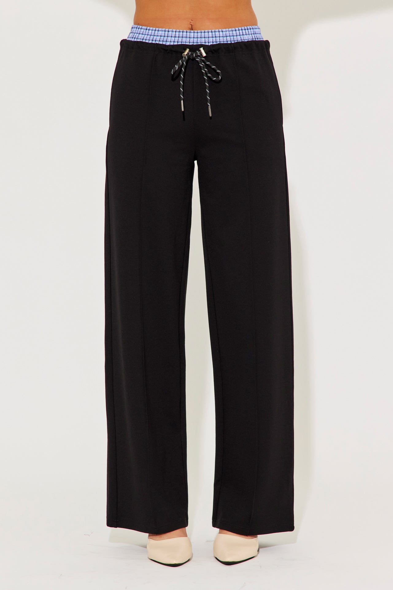 Gwen Pituck Detail Pants With Draw String