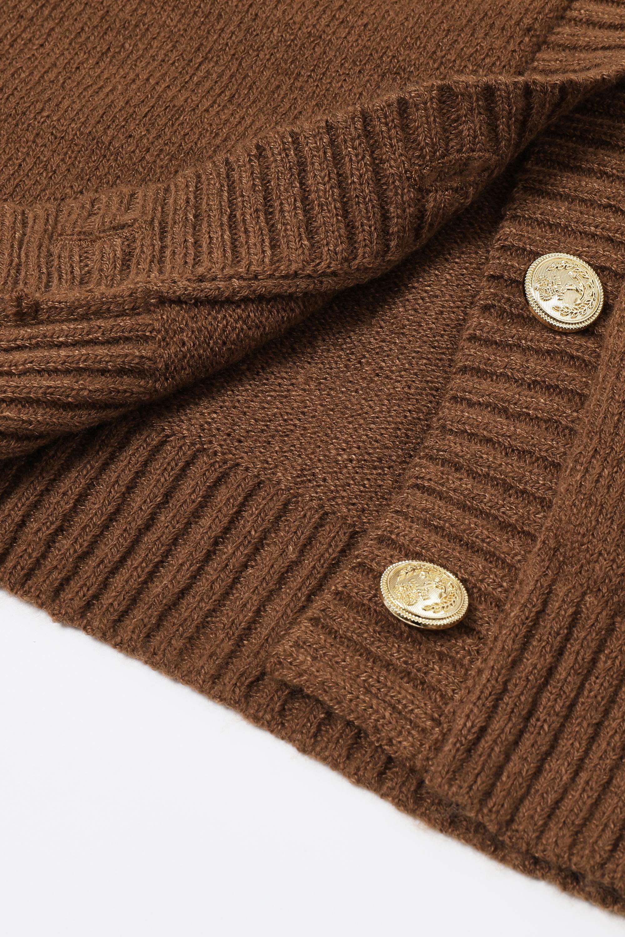 Velvet Bell Knit Cardigan