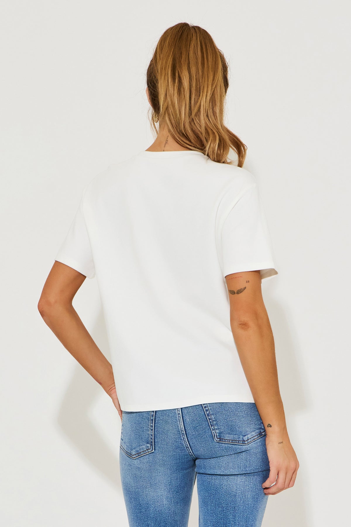 Bright Bloom Big Flower Short Sleeve Top