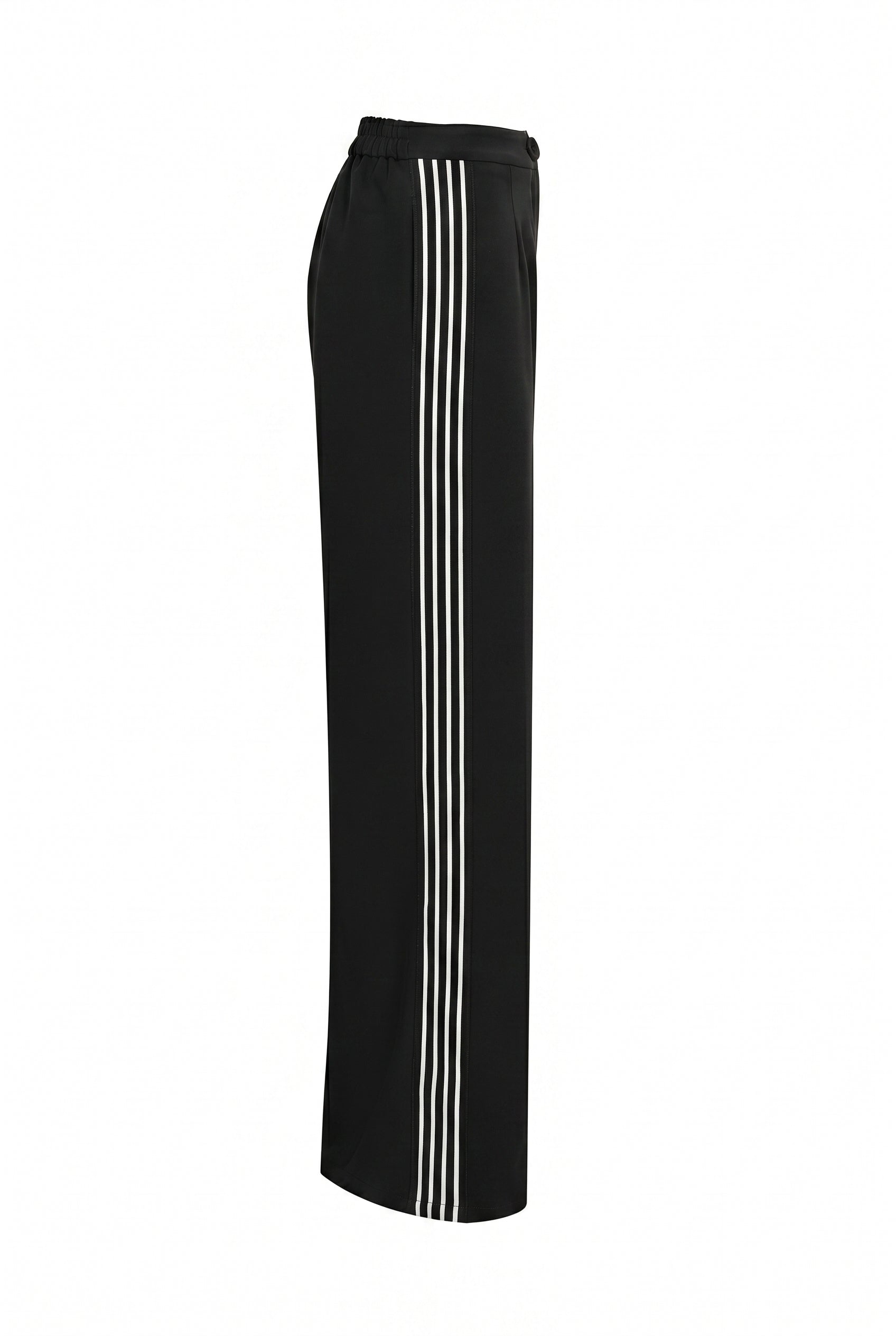 Woven Knit Mix Wide Pants