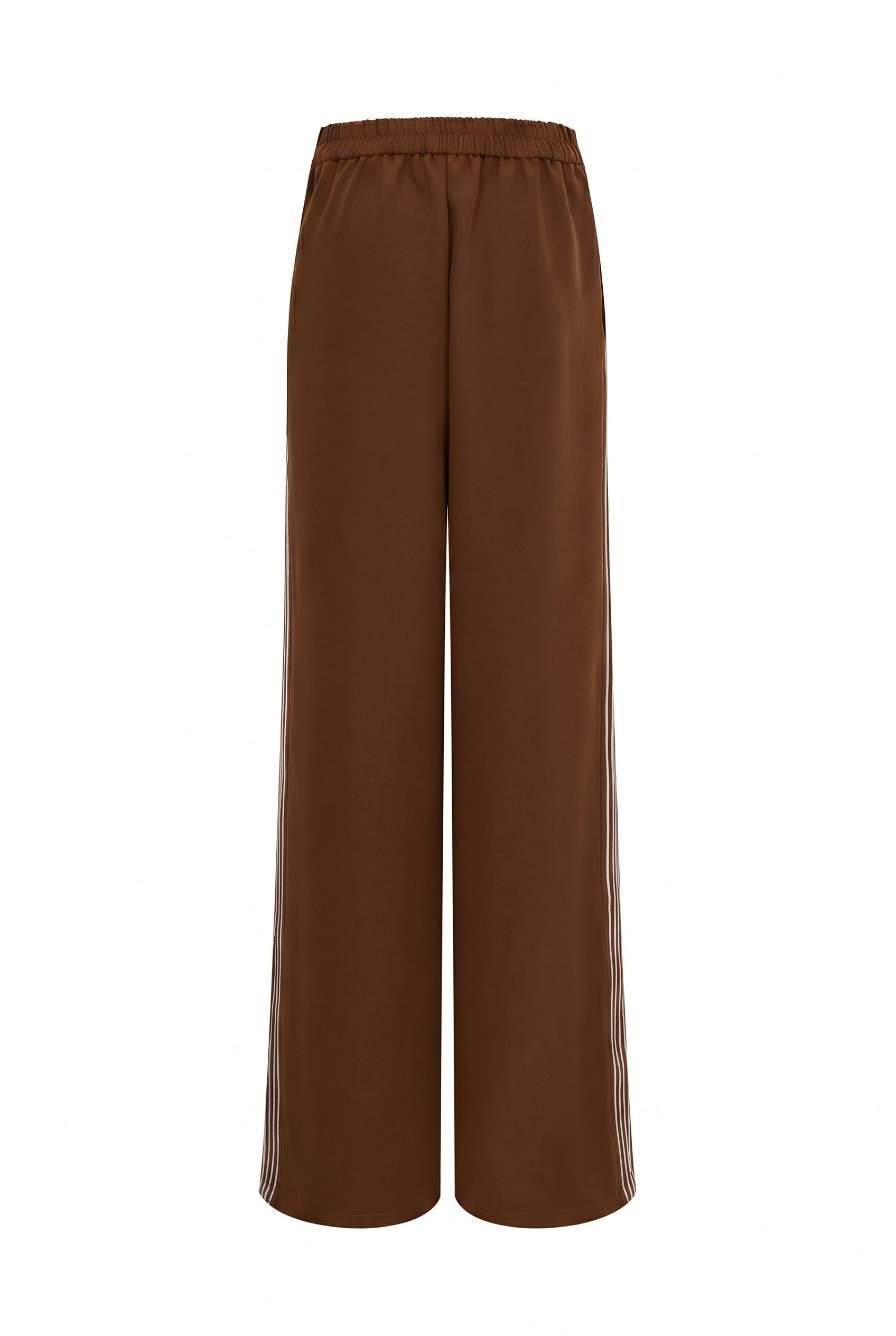 Woven Knit Mix Wide Pants