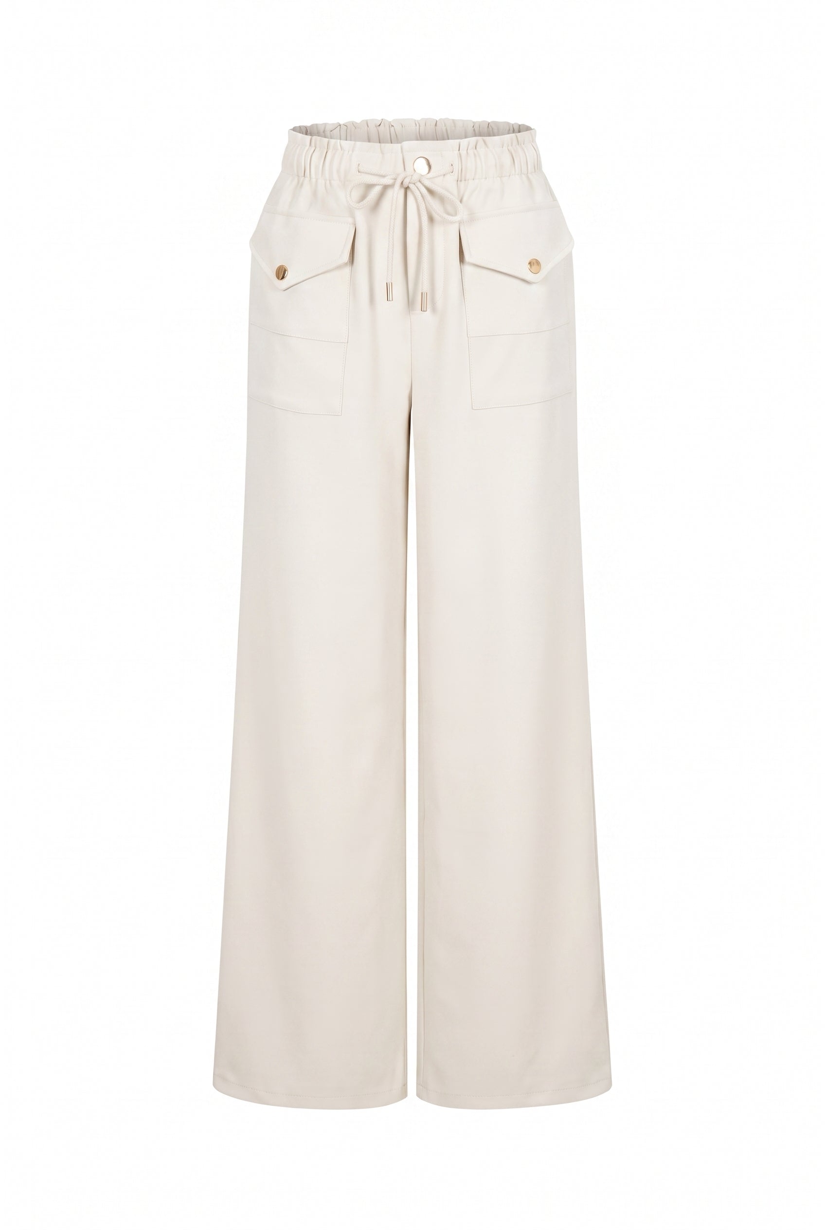 Utilitarian Twill Wide Pants