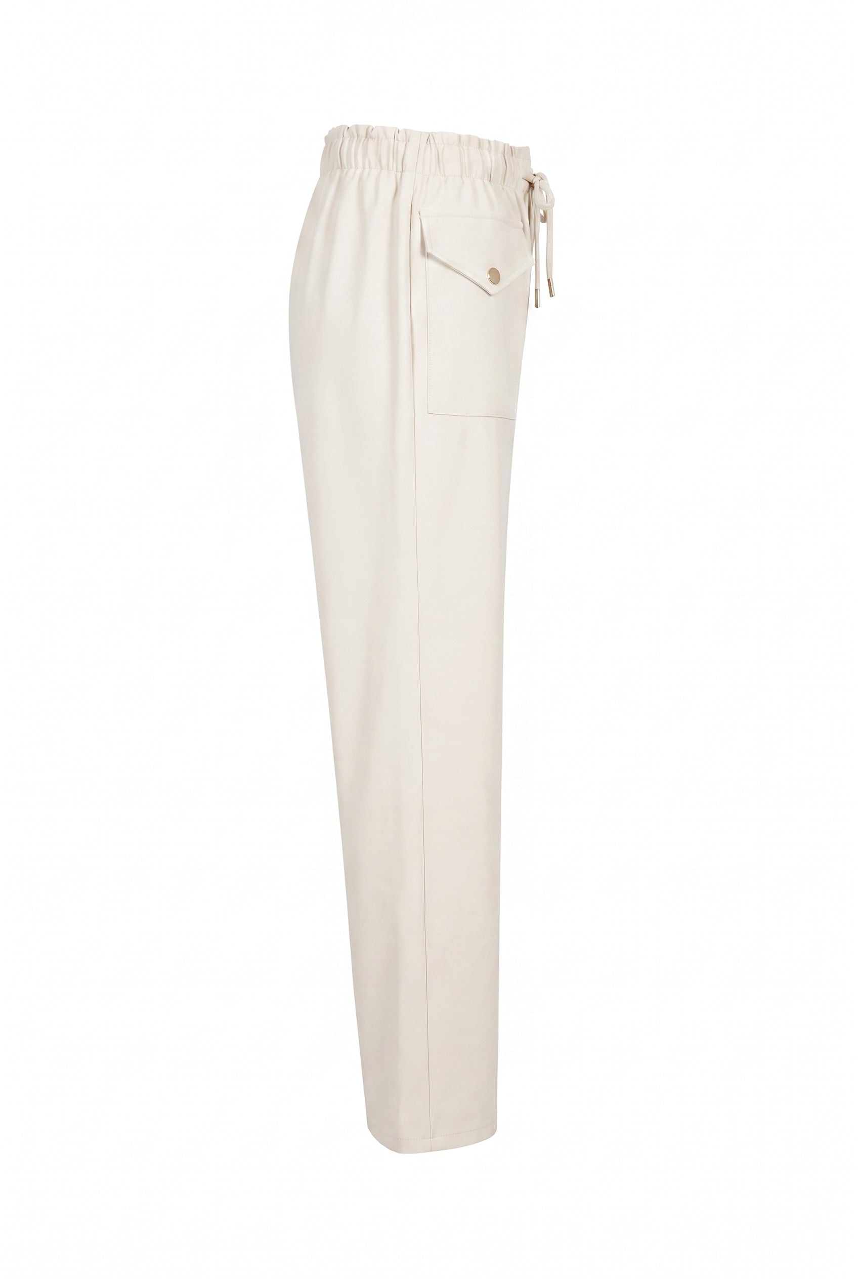 Utilitarian Twill Wide Pants