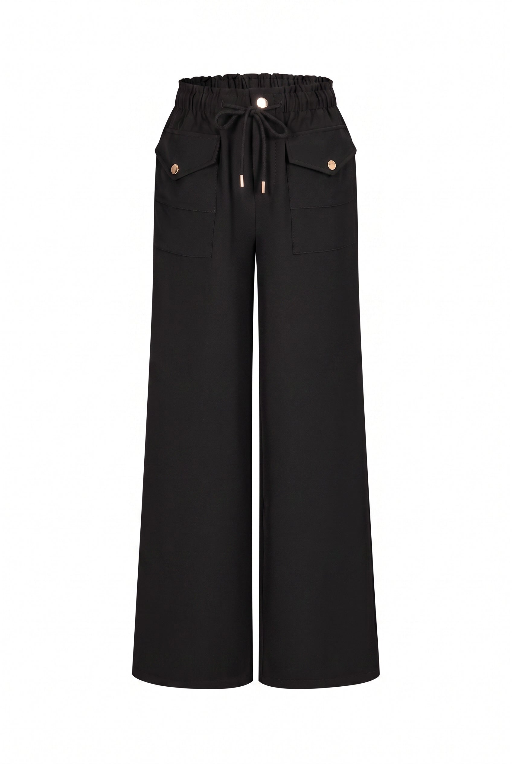 Utilitarian Twill Wide Pants
