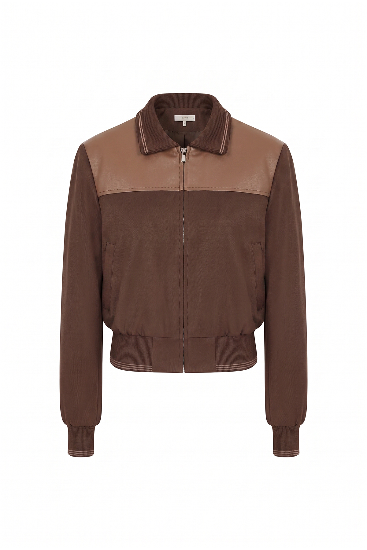 Sporty Tweed Bomber Jacket