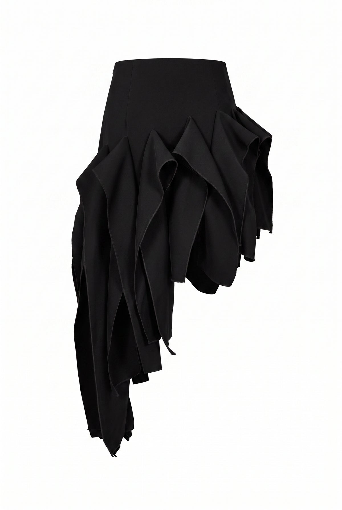 Asymmetric Twill Skirt