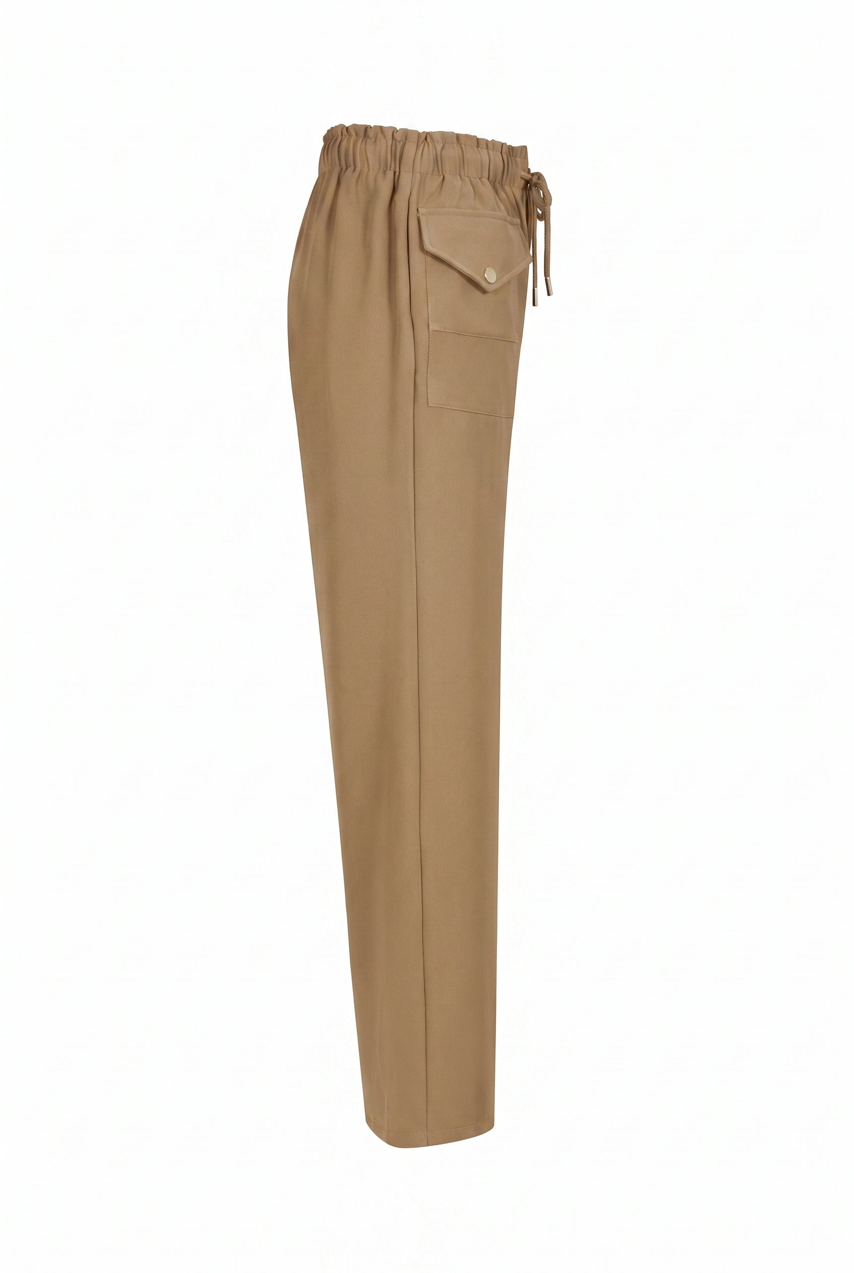 Utilitarian Twill Wide Pants