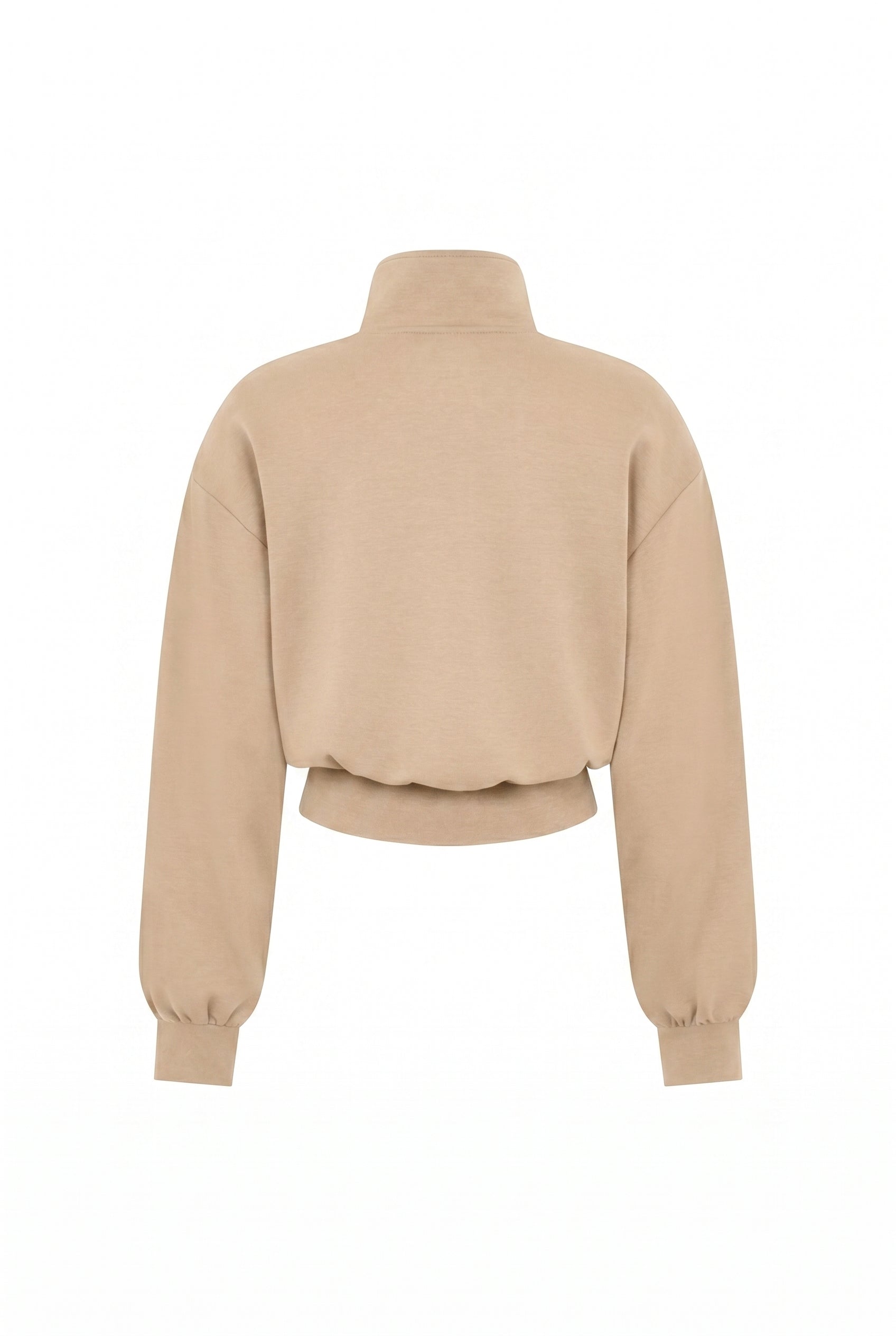 Grommet Detail Sweat Jacket