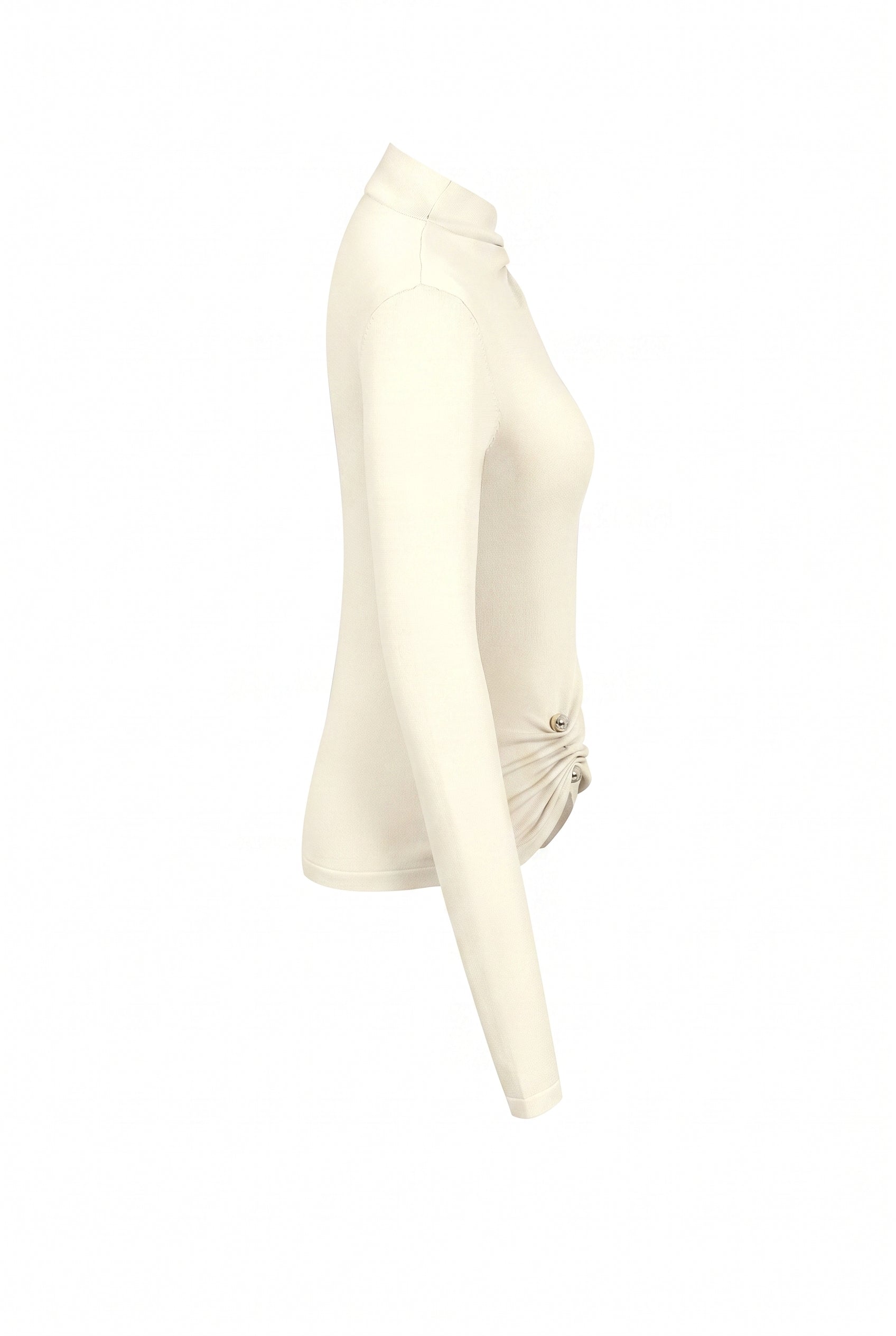 Asymmetric Gold Trim Top