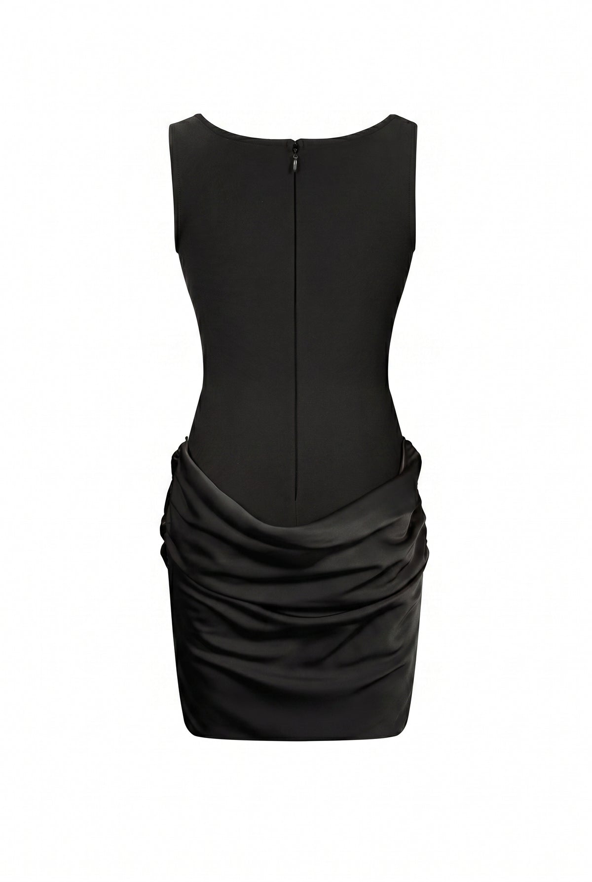 Sleeveless Bandage dress with contrast