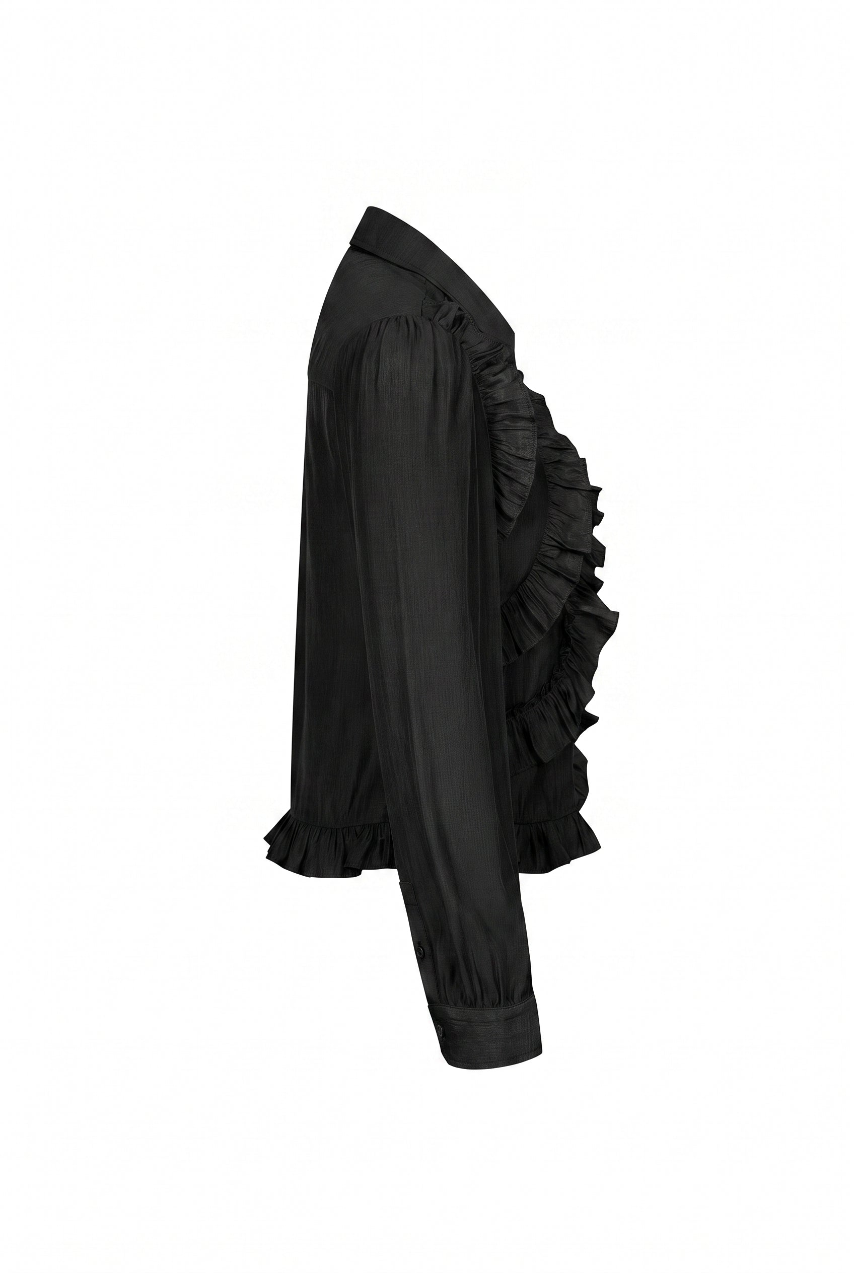Celia Long Sleeve Ruffle Blouse