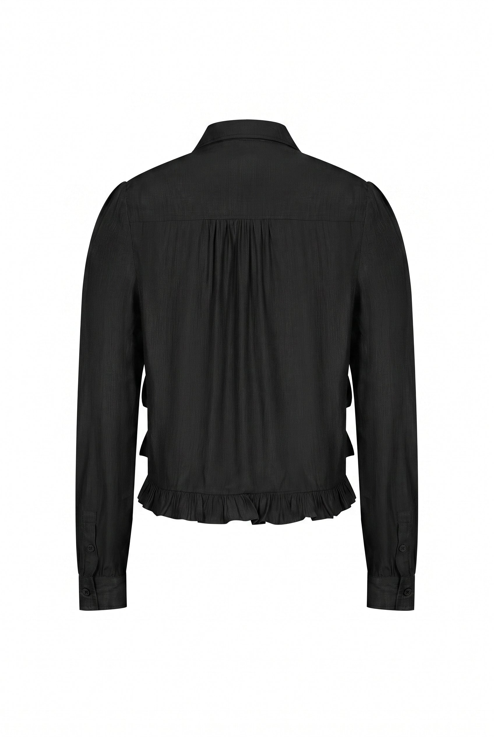 Celia Long Sleeve Ruffle Blouse
