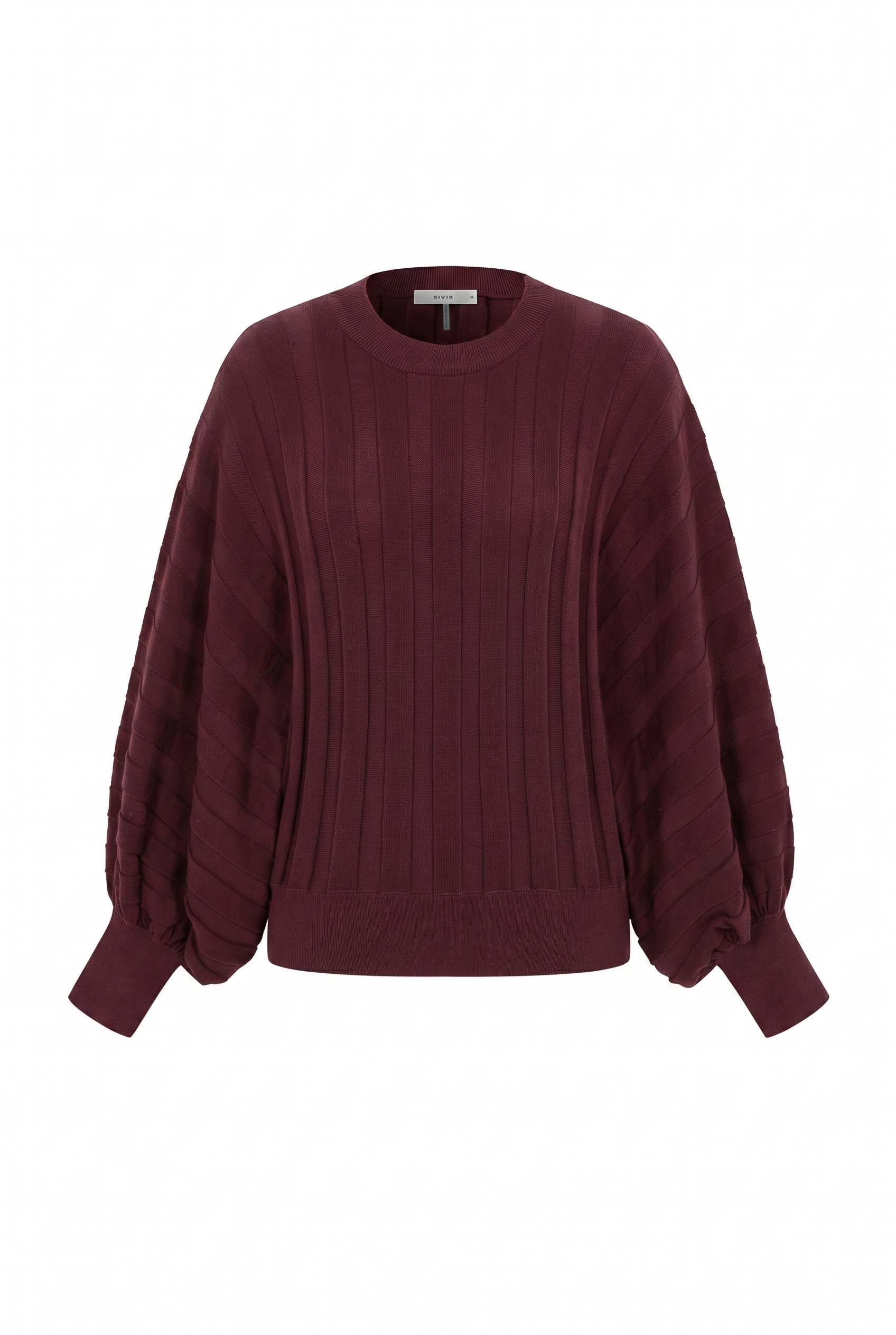 Stripe Texture Dolman Sweater