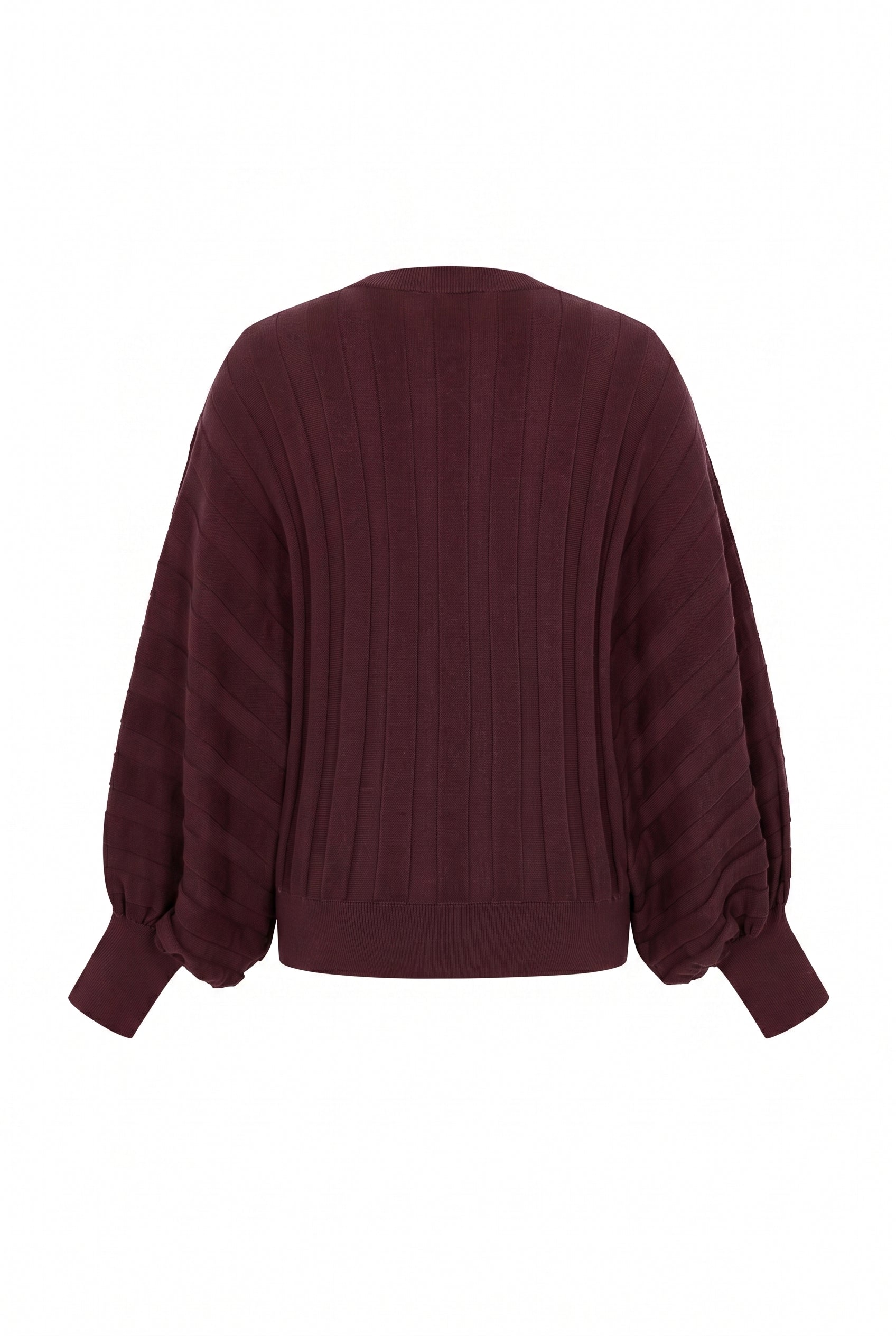 Stripe Texture Dolman Sweater