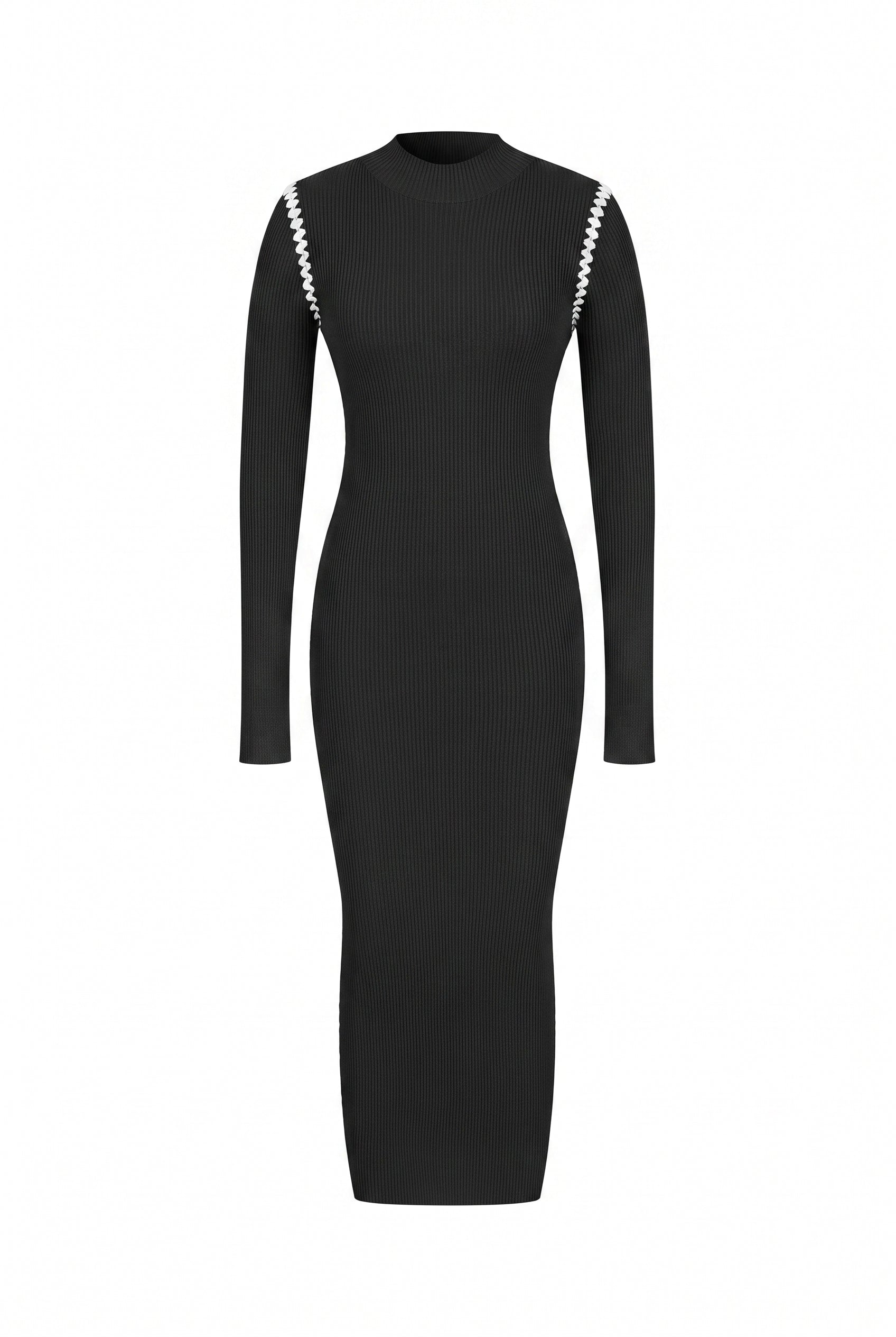 Braided Detail Midi Dress