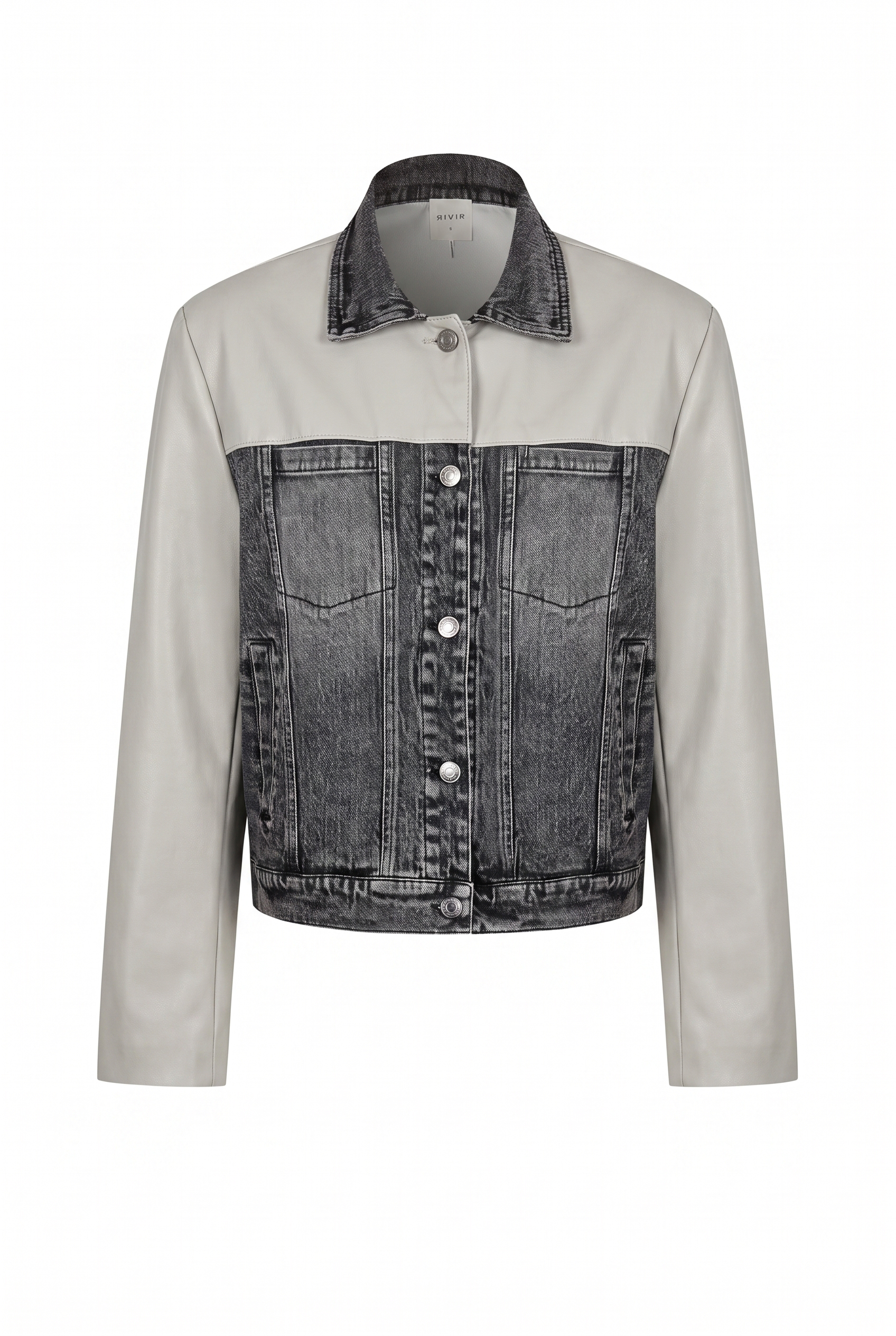 Twill Denim Mix Jacket