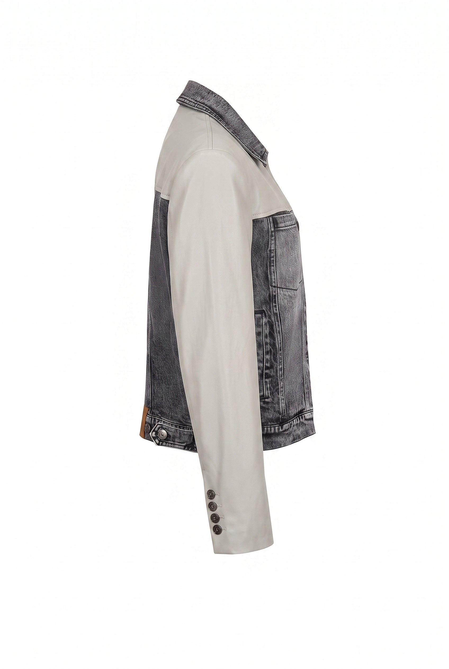 Twill Denim Mix Jacket
