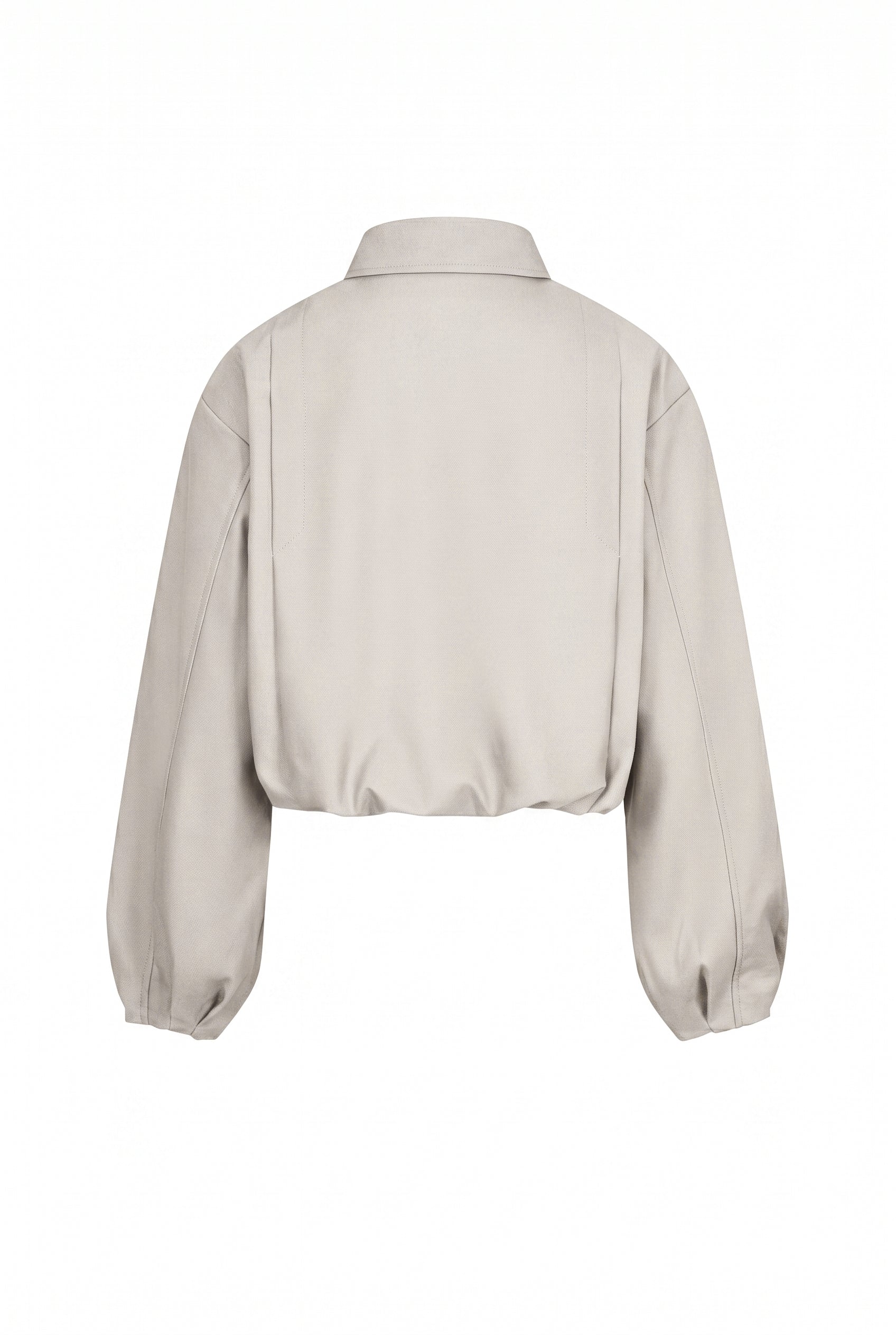 Draped Twill Jacket