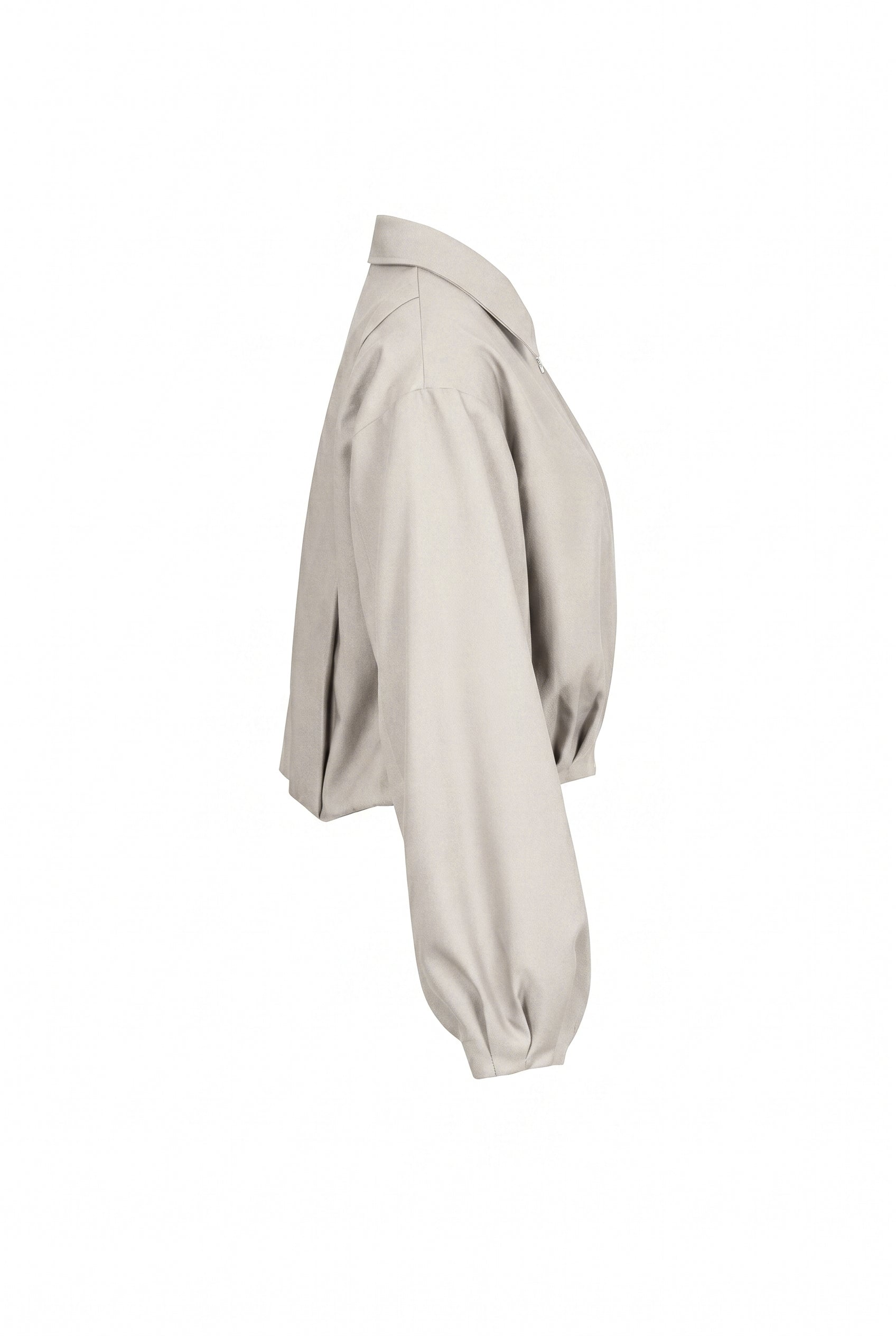 Draped Twill Jacket