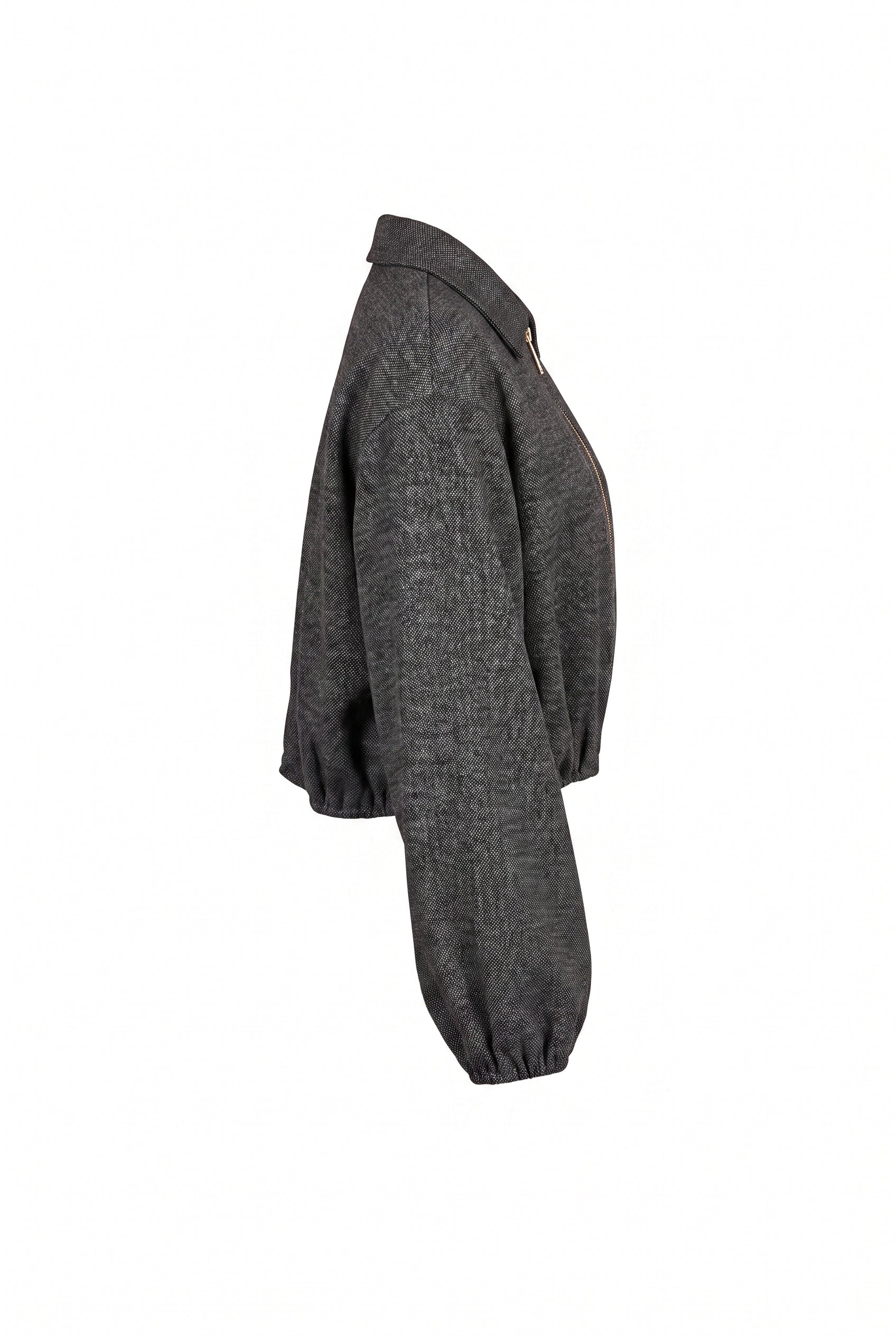 Draped Twill Jacket