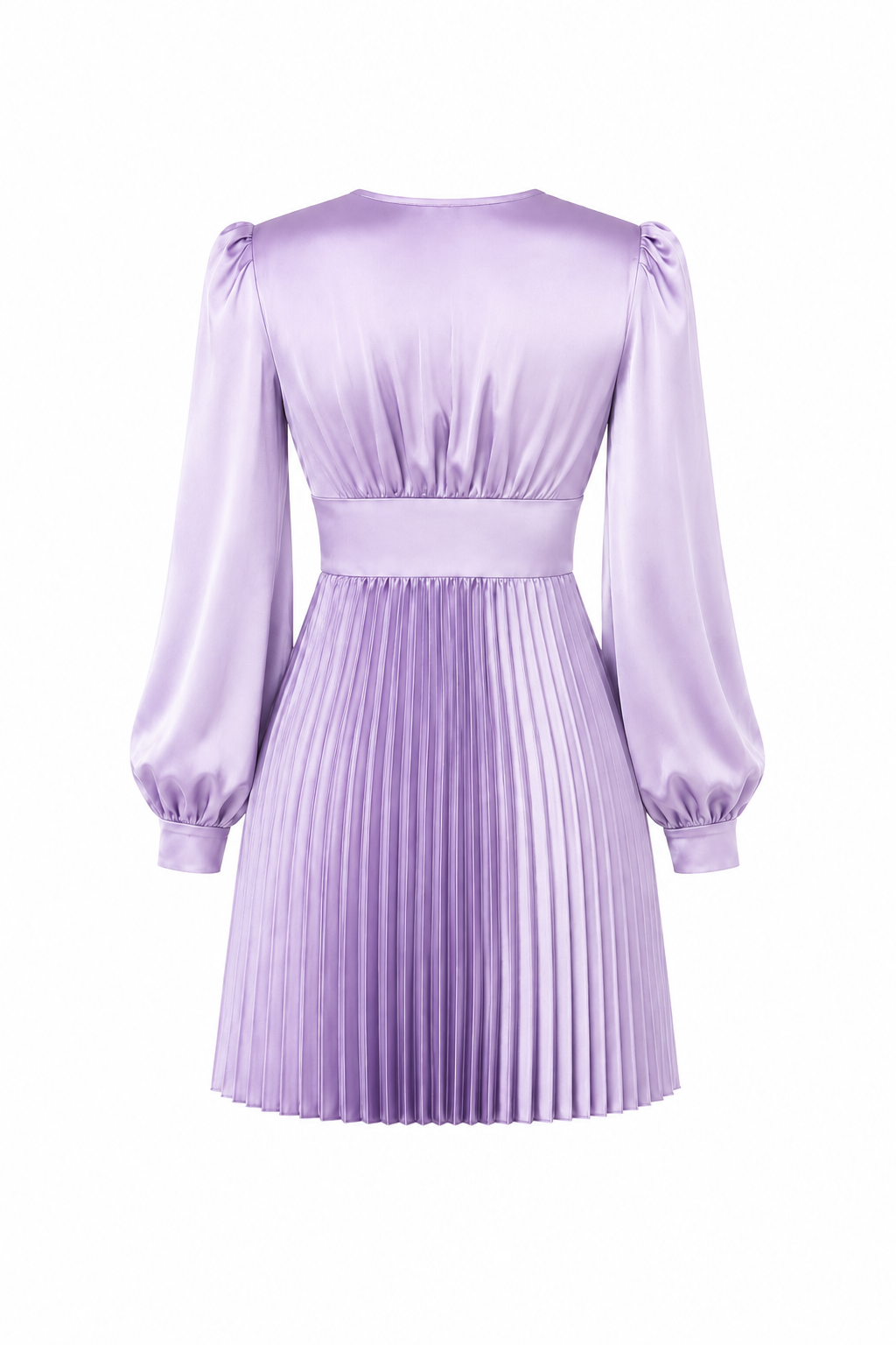 Empire Waist Pleated Dress