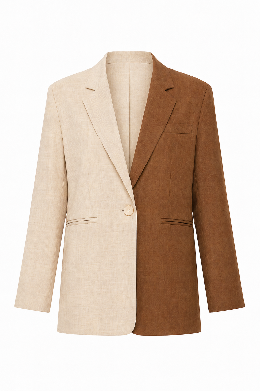 Color Block Boyfirend Blazer