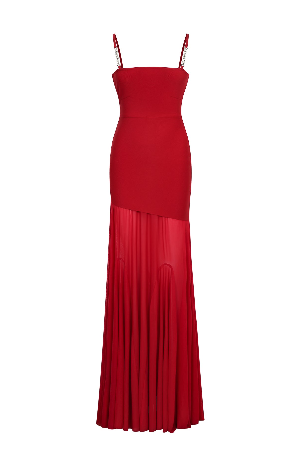 Valenne Bandage Mesh Mix Gown
