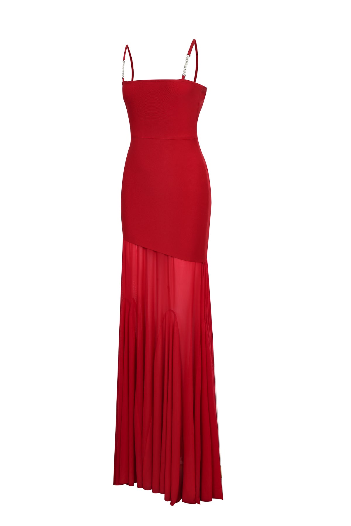 Valenne Bandage Mesh Mix Gown
