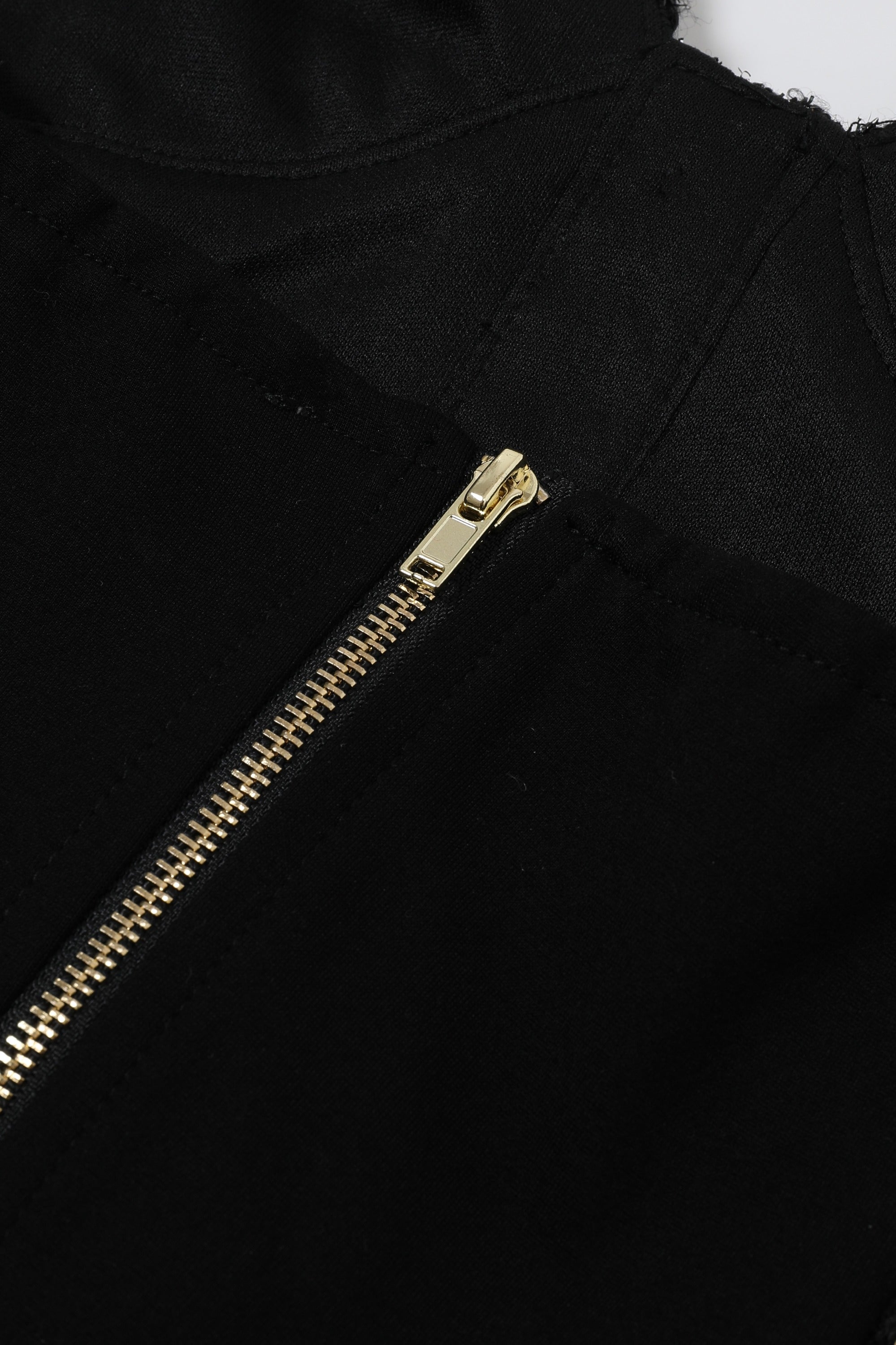 Strappy Tweed Flared Dress