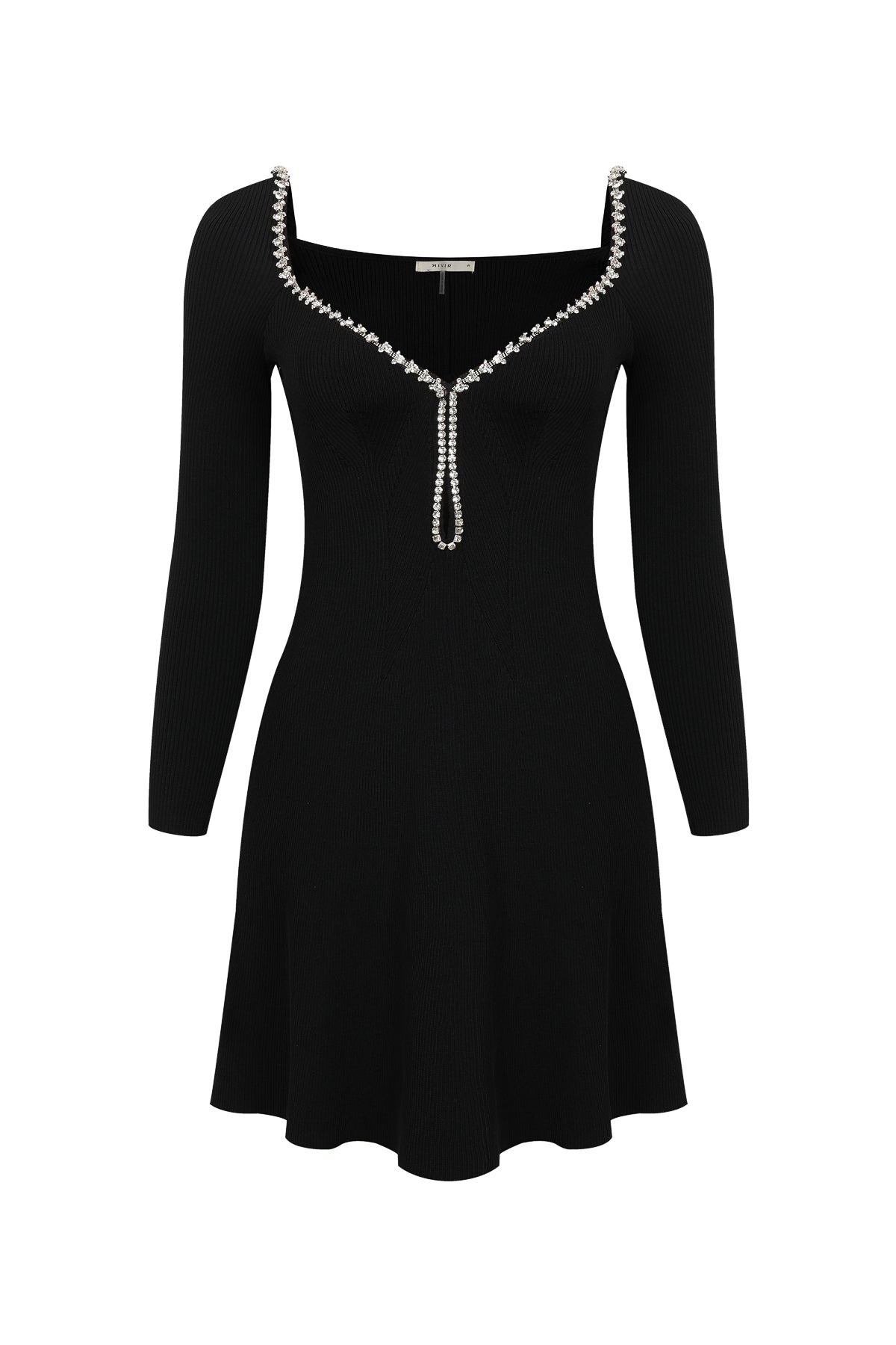 Aurora Noir Long Sleeve Dress