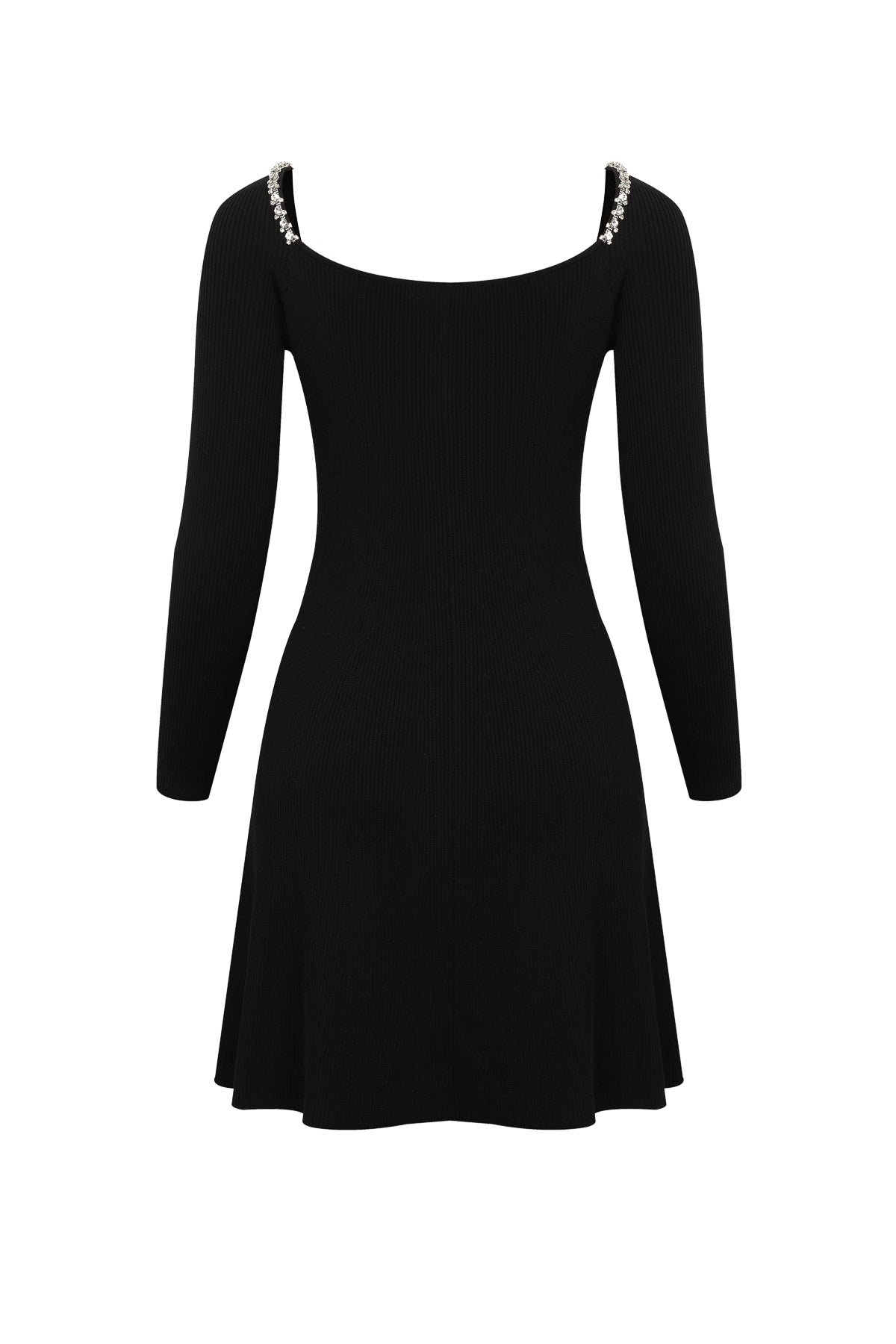 Aurora Noir Long Sleeve Dress