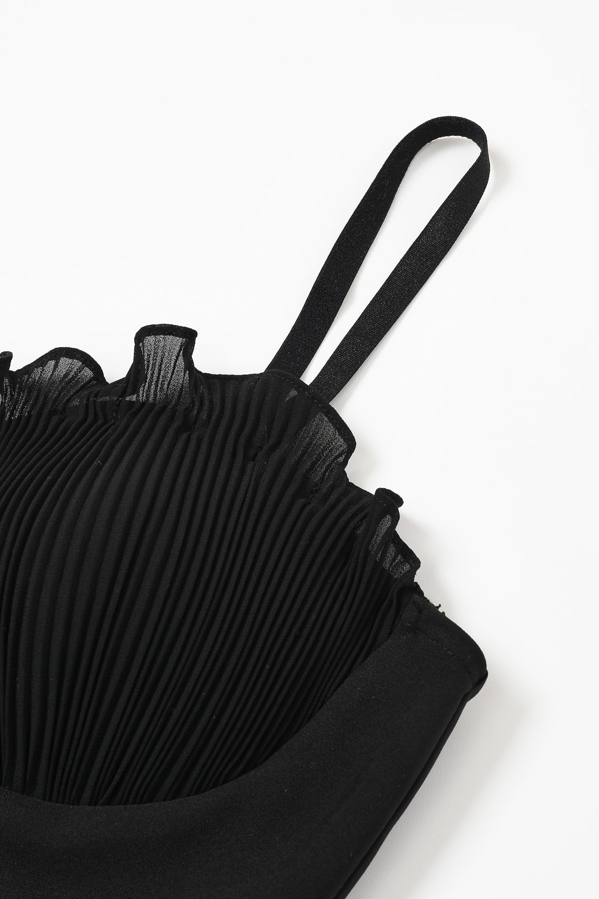 Maelle Woven Ruffle Maxi Mermaid Hem Dress