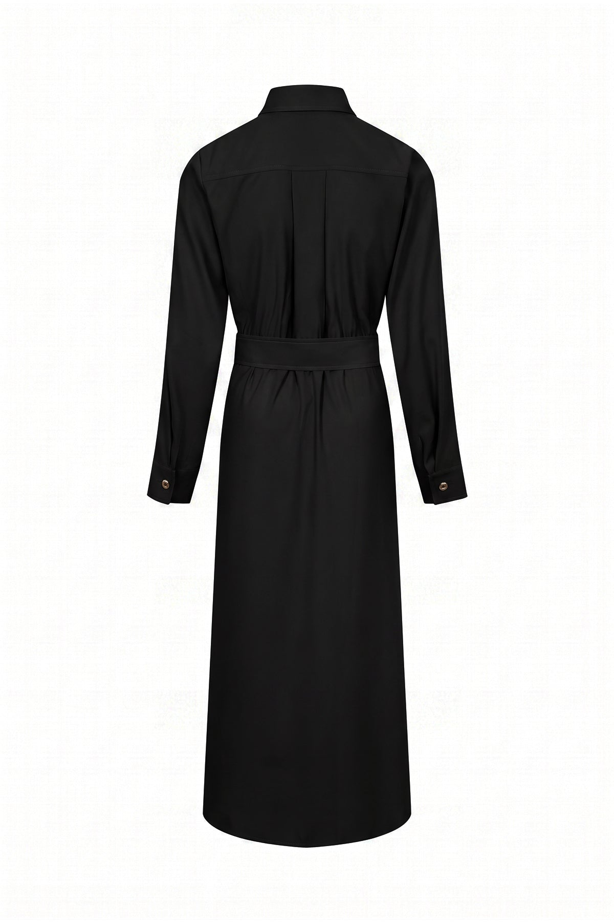 Maxi Shirt Dress With Button Down Slits