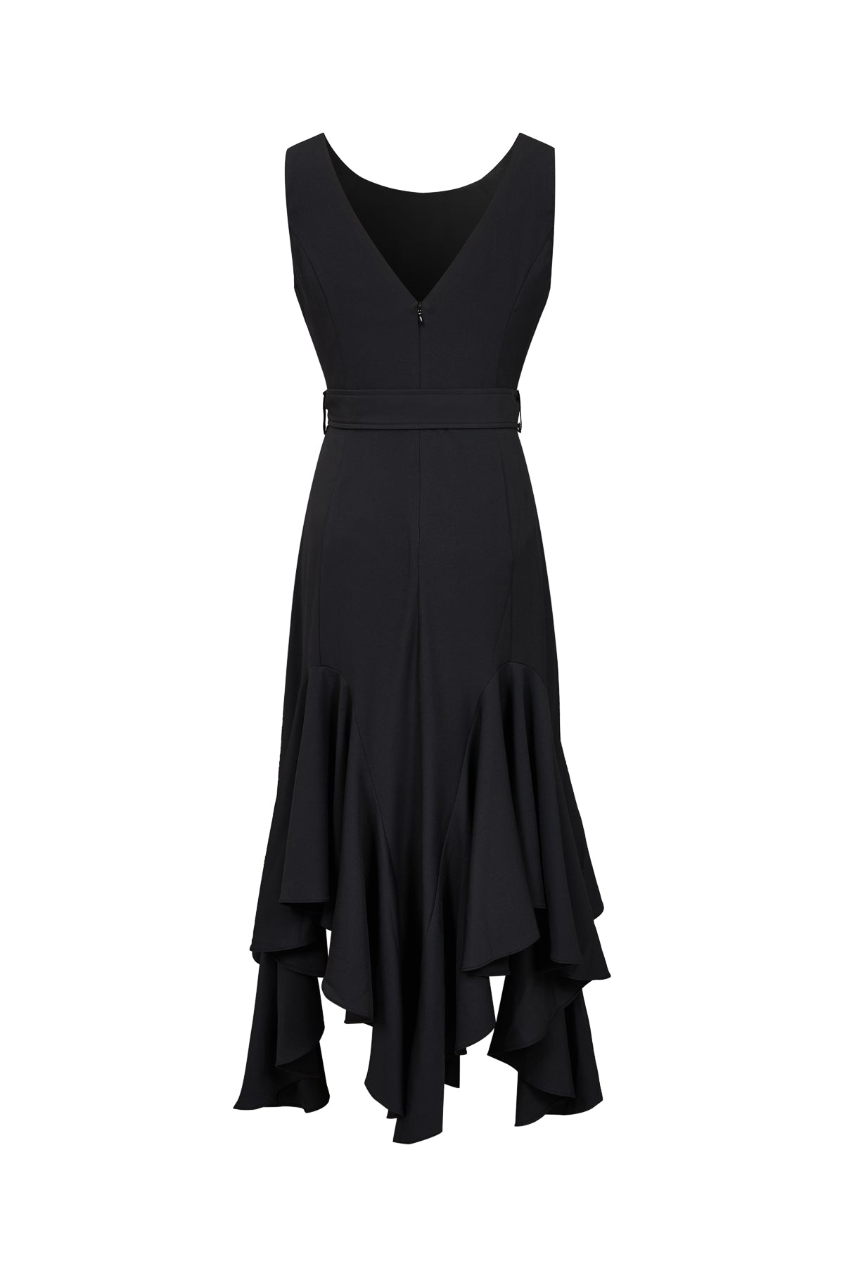 Super Ruffled Midi Dress