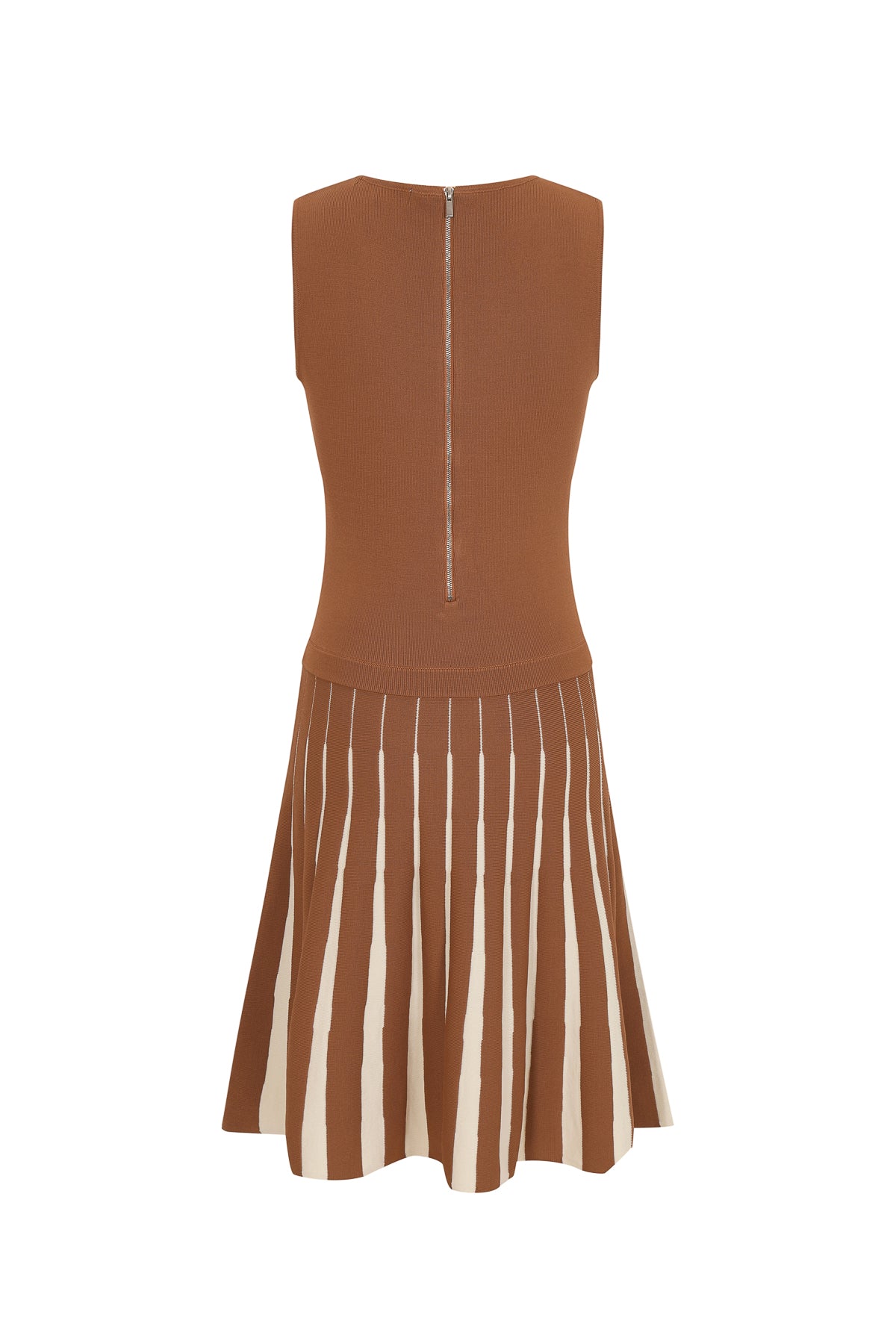 Knit Two Tone Mini Dress