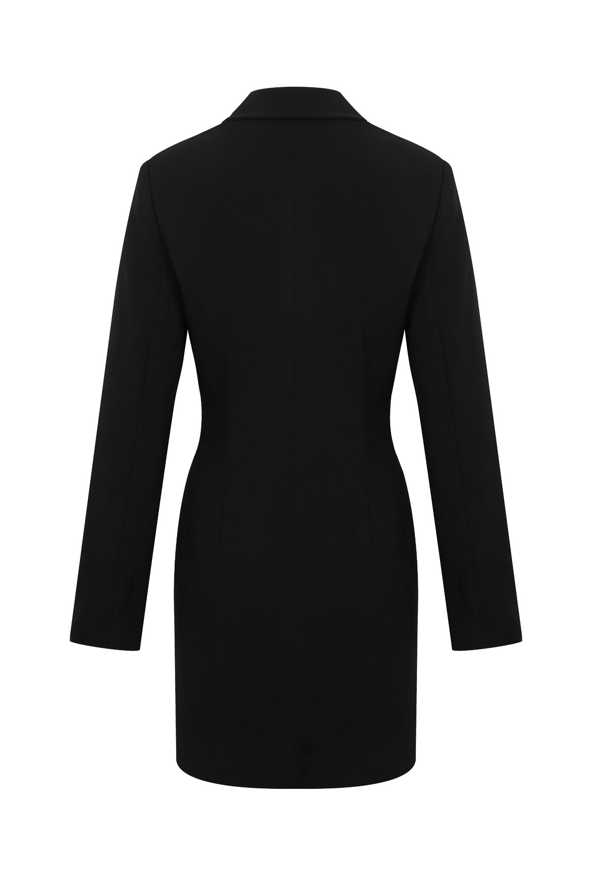 Denim Mixed Media Blazer Dress