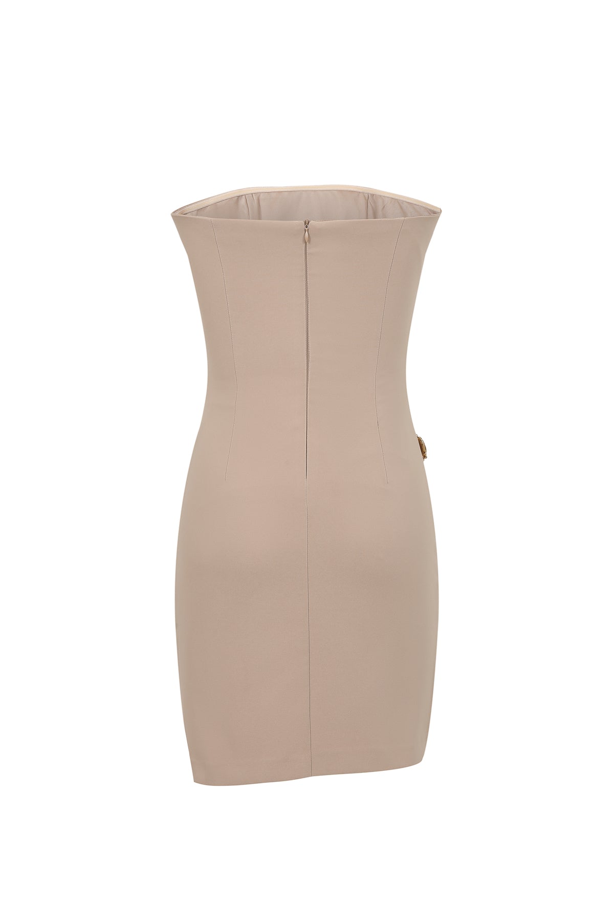 Sorelle Woven Sleeveless Mini Dress with Rhinestones