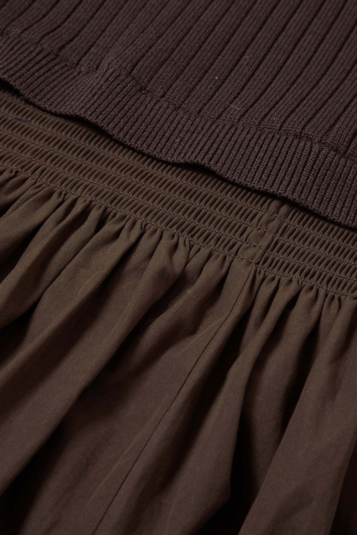 Mock-Neck Drop-Waist Sweater Midi Dress