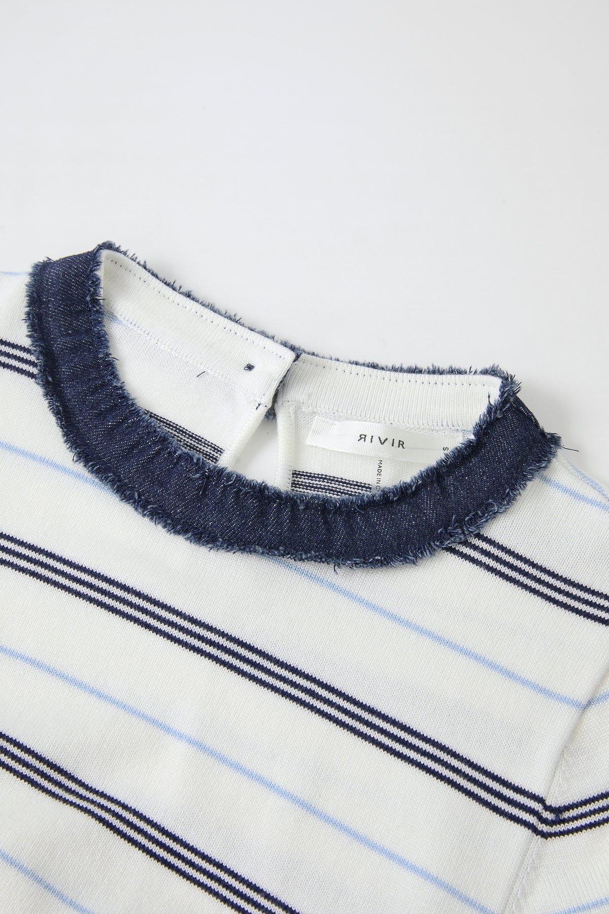 The Elise Short Sleeve Knit Dress With Stripe Pattern