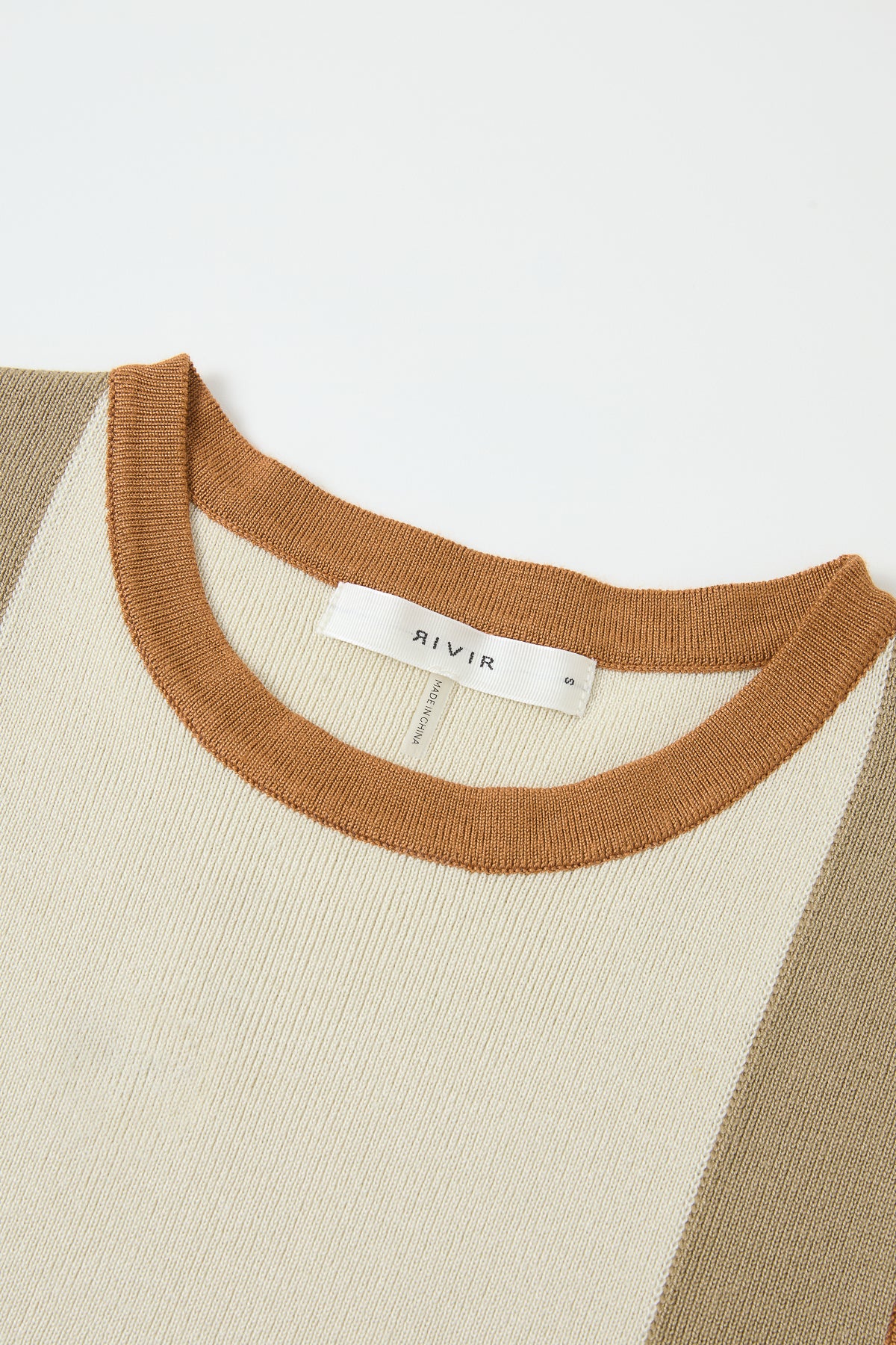 Sleeveless Colorblock Knit Midi Dress