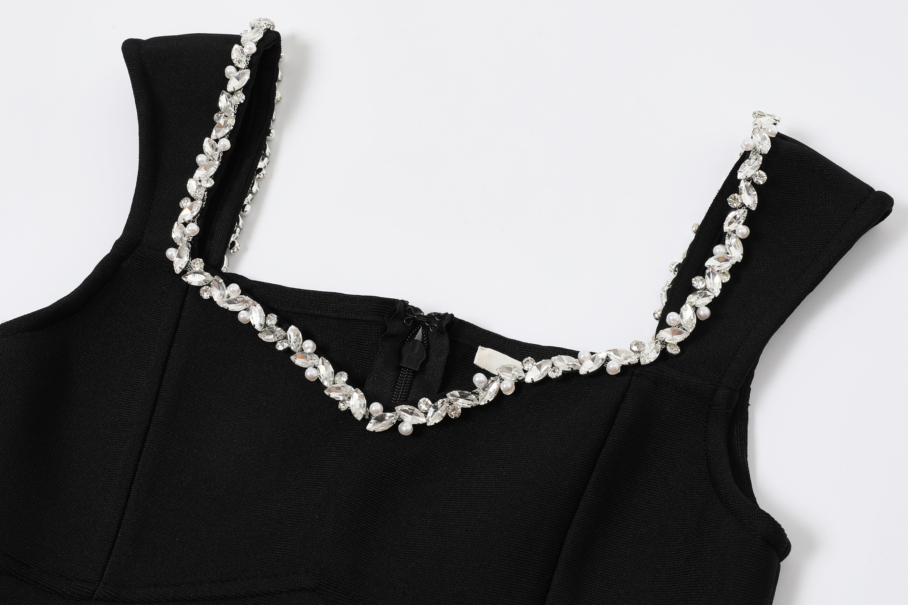 Diamanté Silhouette Maxi Dress